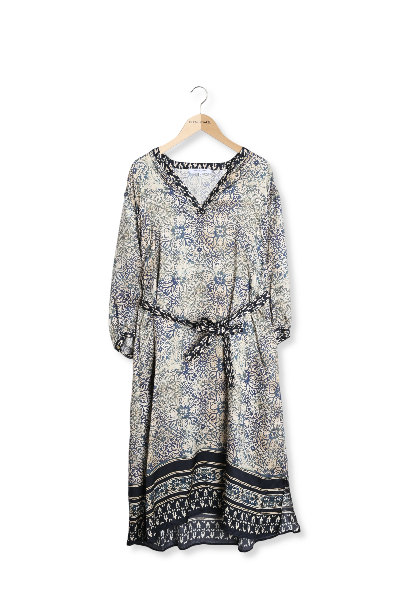 Robe droite en 100% soie - ELNORA Faume - seconde main