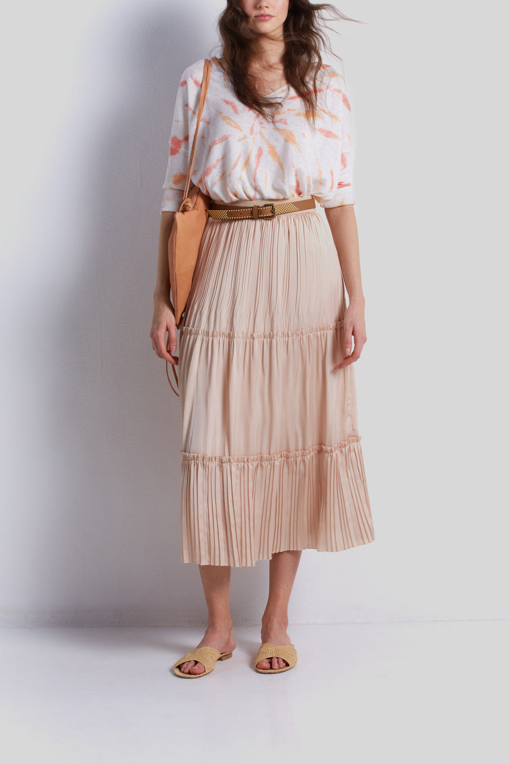 Jupe plissée et volantée - BONNIE Faume - seconde main