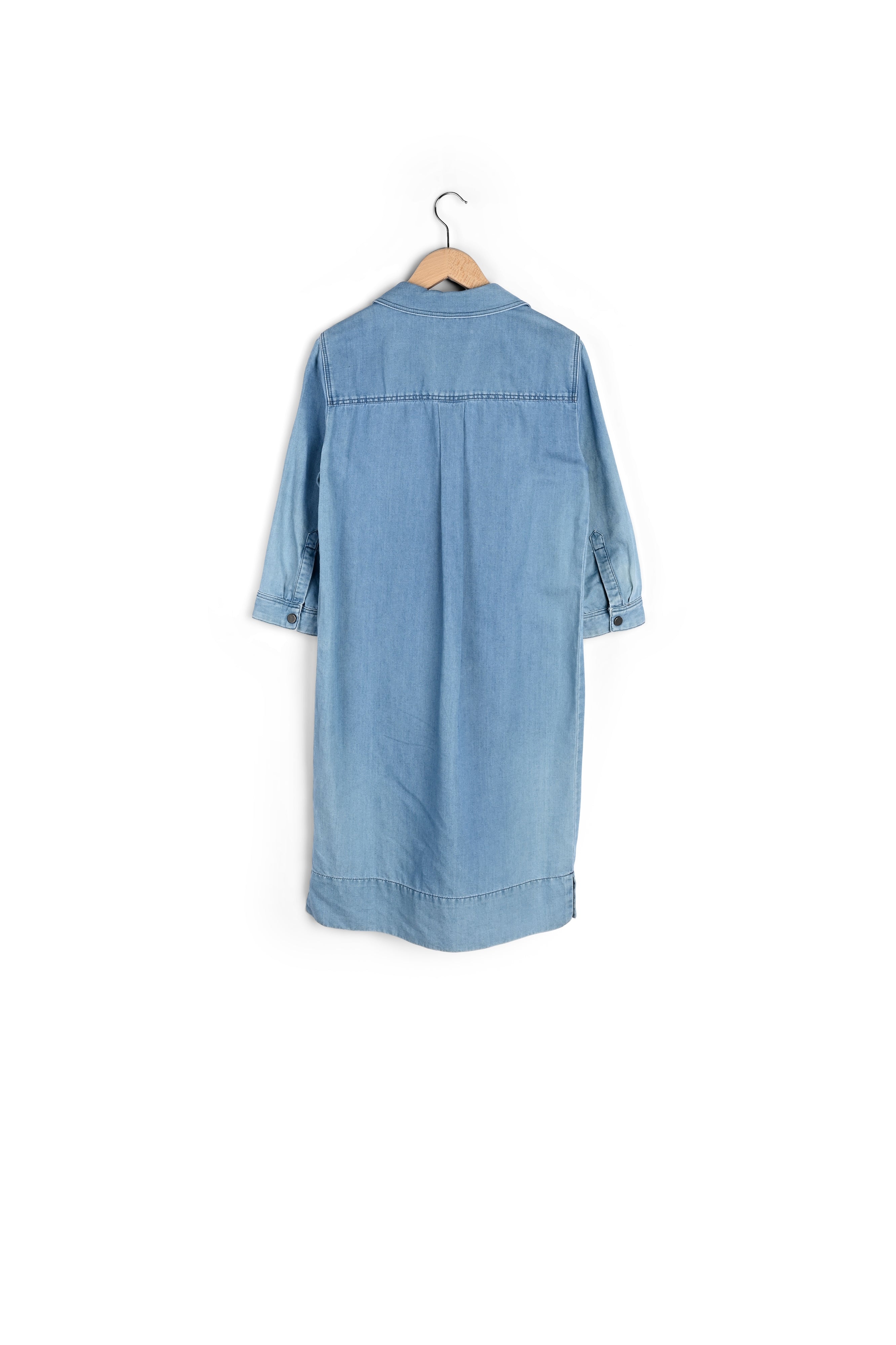 SAMANTHA - Robe-chemise courte en jean Faume - seconde main