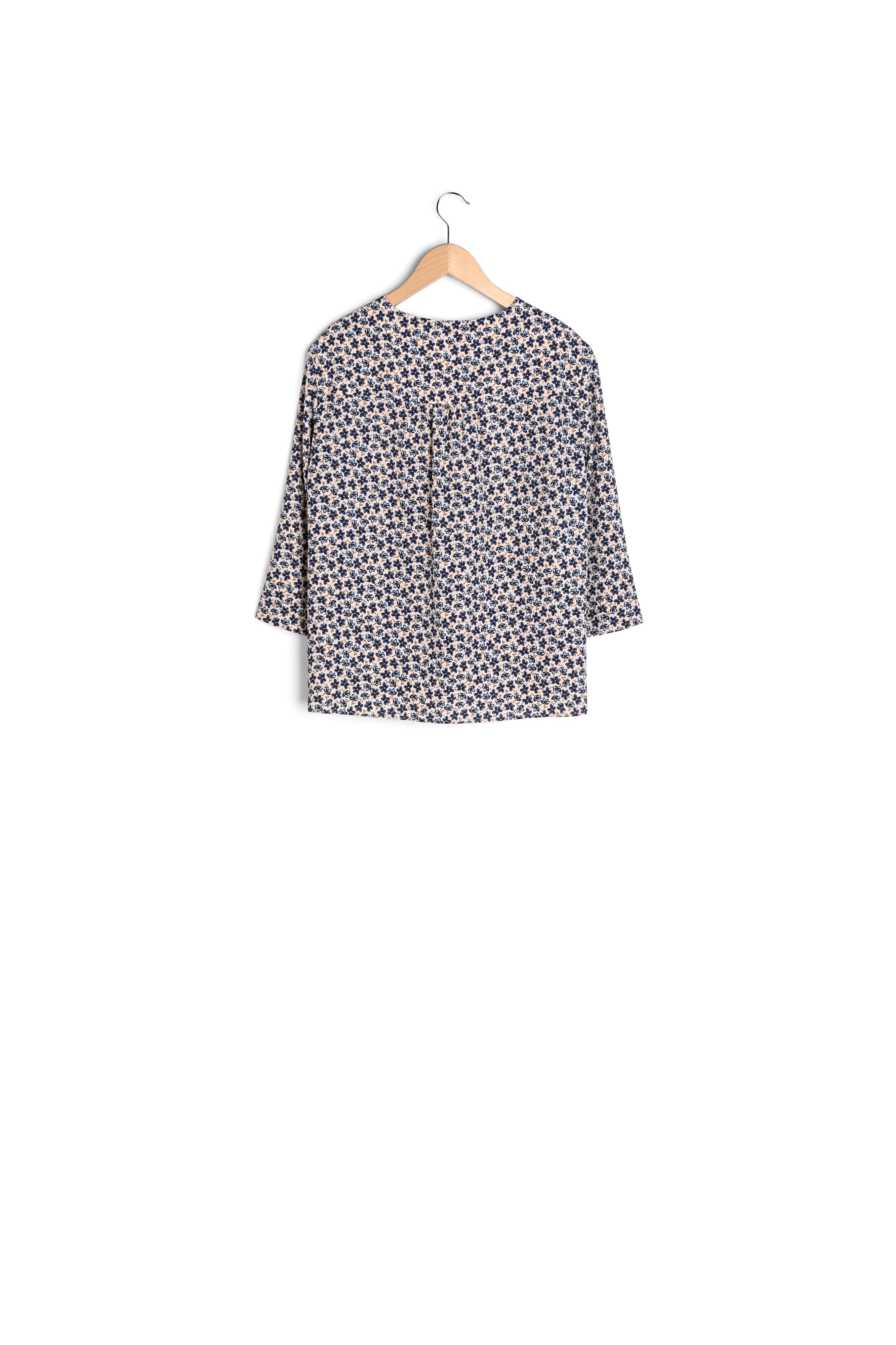 MILO - Top en crêpe fleuri Faume - seconde main