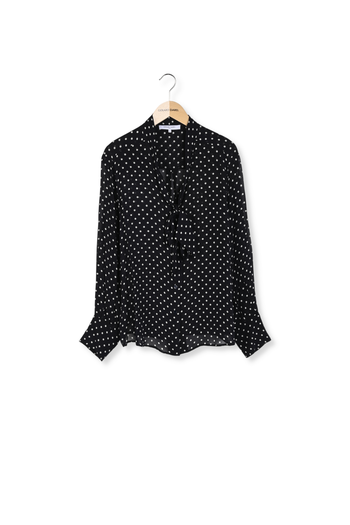 Chemise à pois en crêpe - APOLLINE Faume - seconde main