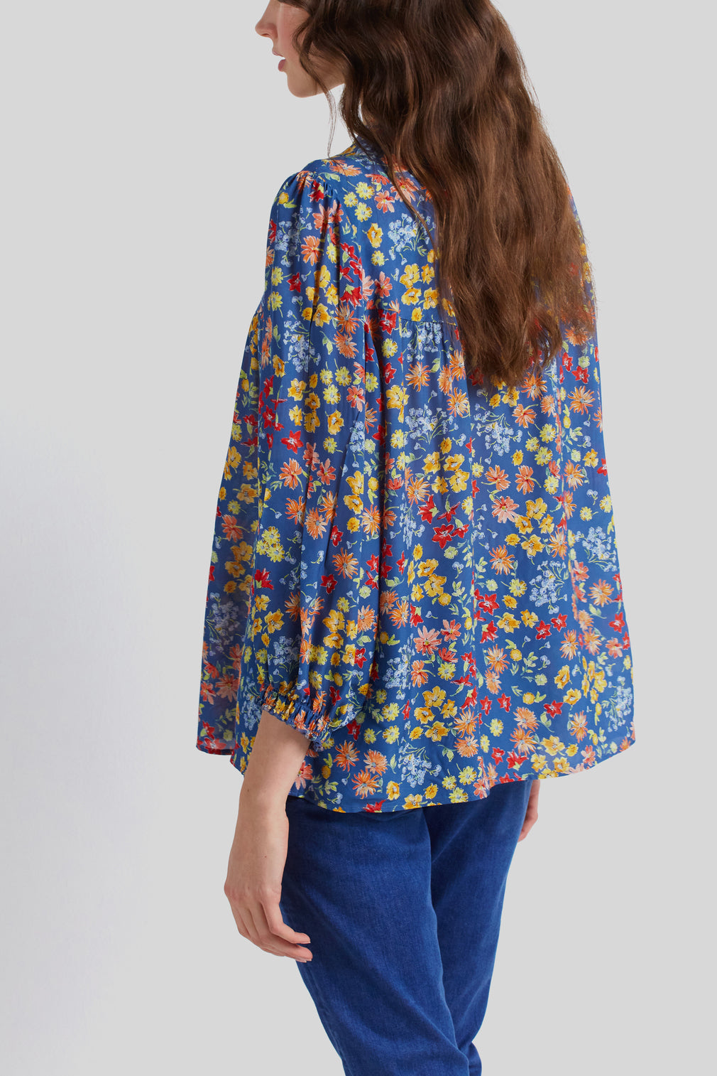 Chemise fluide à motif floral - CYBILLE Faume - seconde main