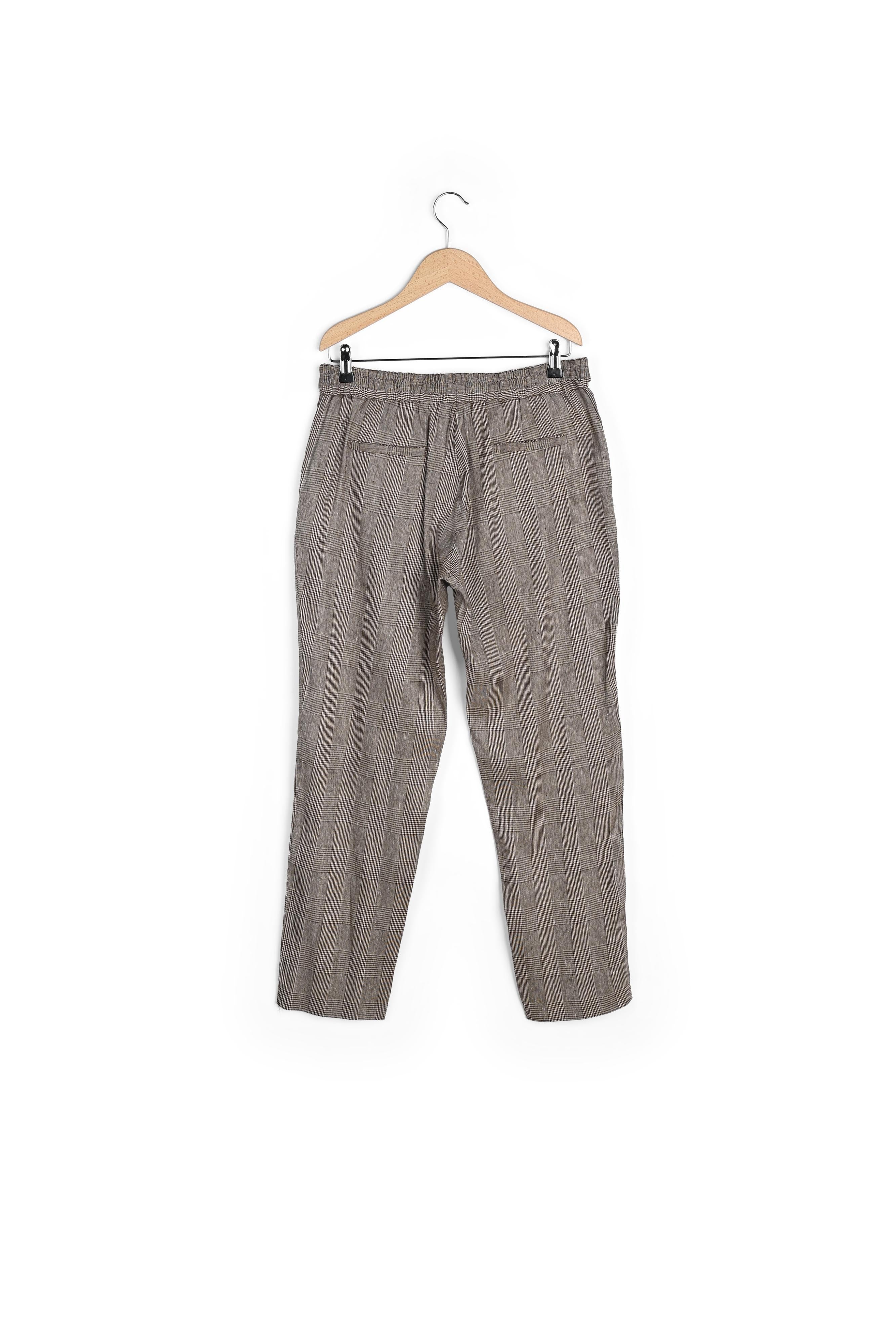 Pantalon 7/8 à imprimé prince de galles Faume - seconde main