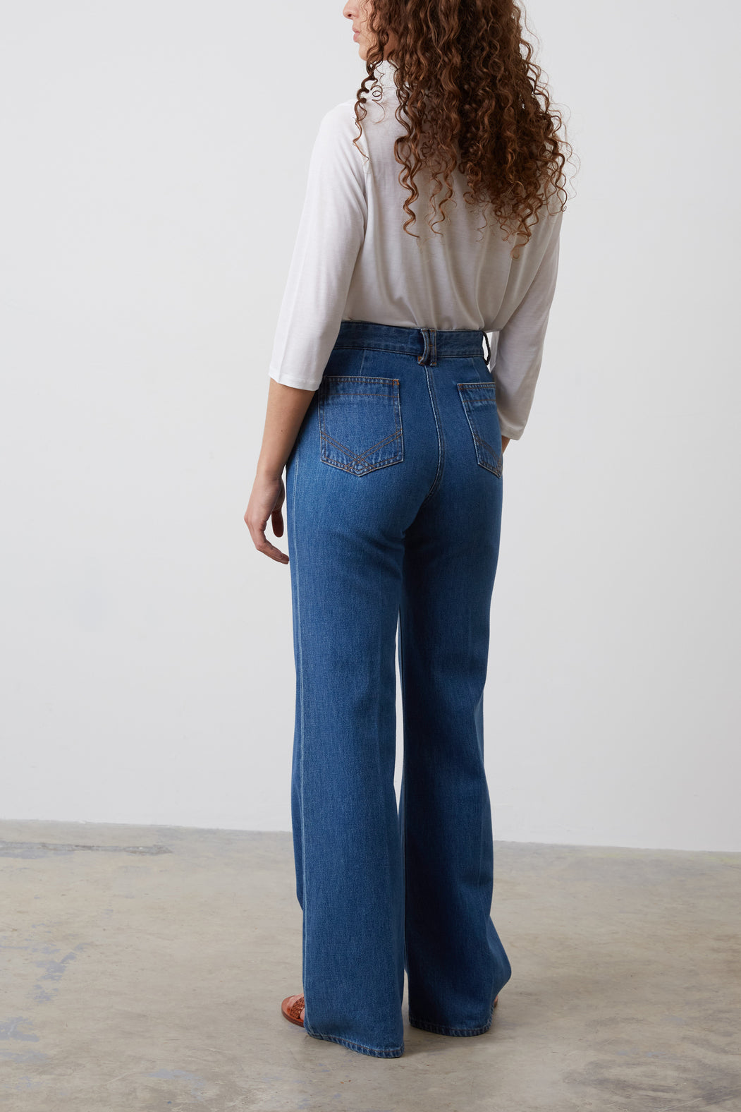 Jean flare taille haute - ANNA Faume - seconde main