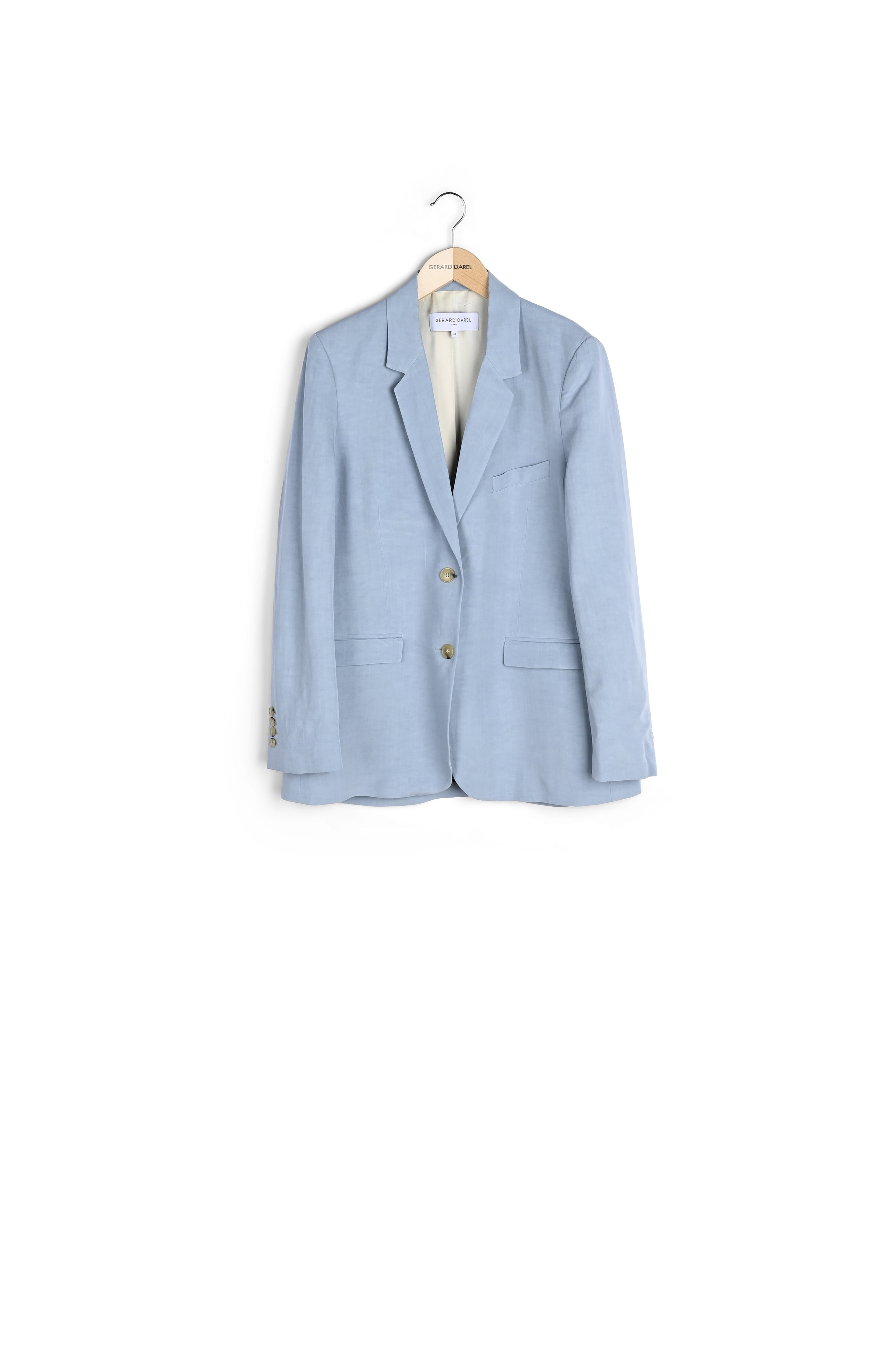 Veste de tailleur en lin mélangé - NATHIS Faume - seconde main