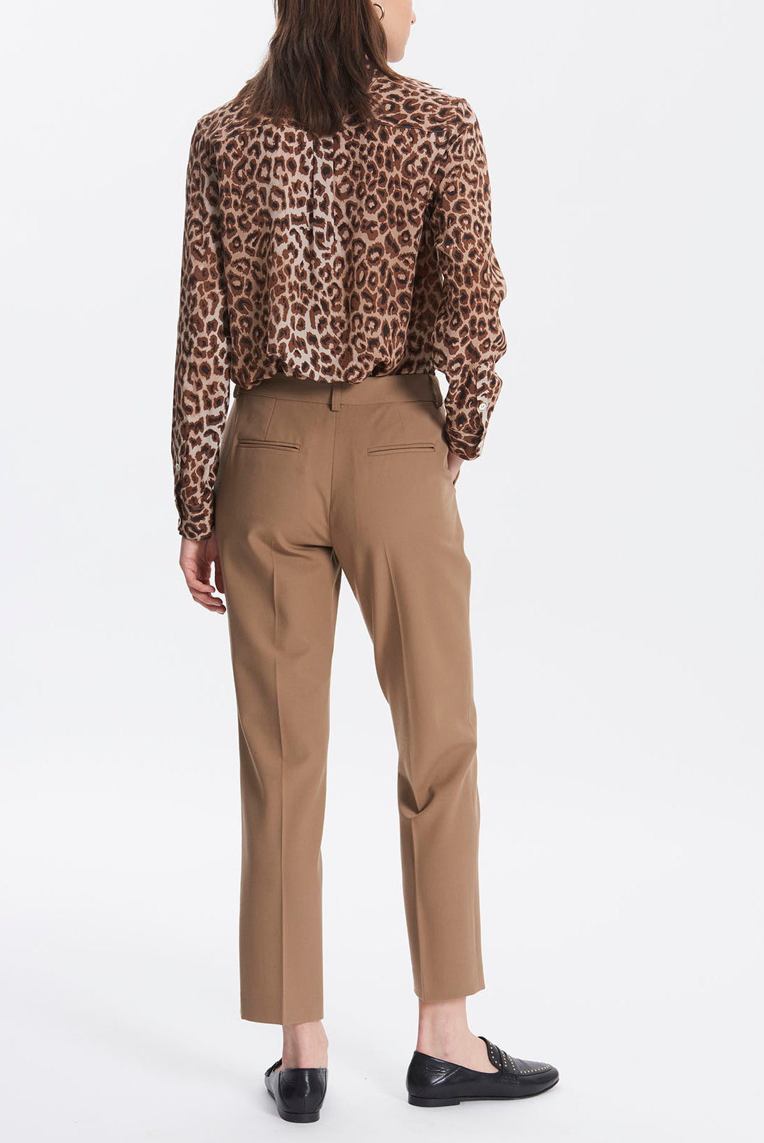 LOVA - Pantalon droit en laine Faume - seconde main