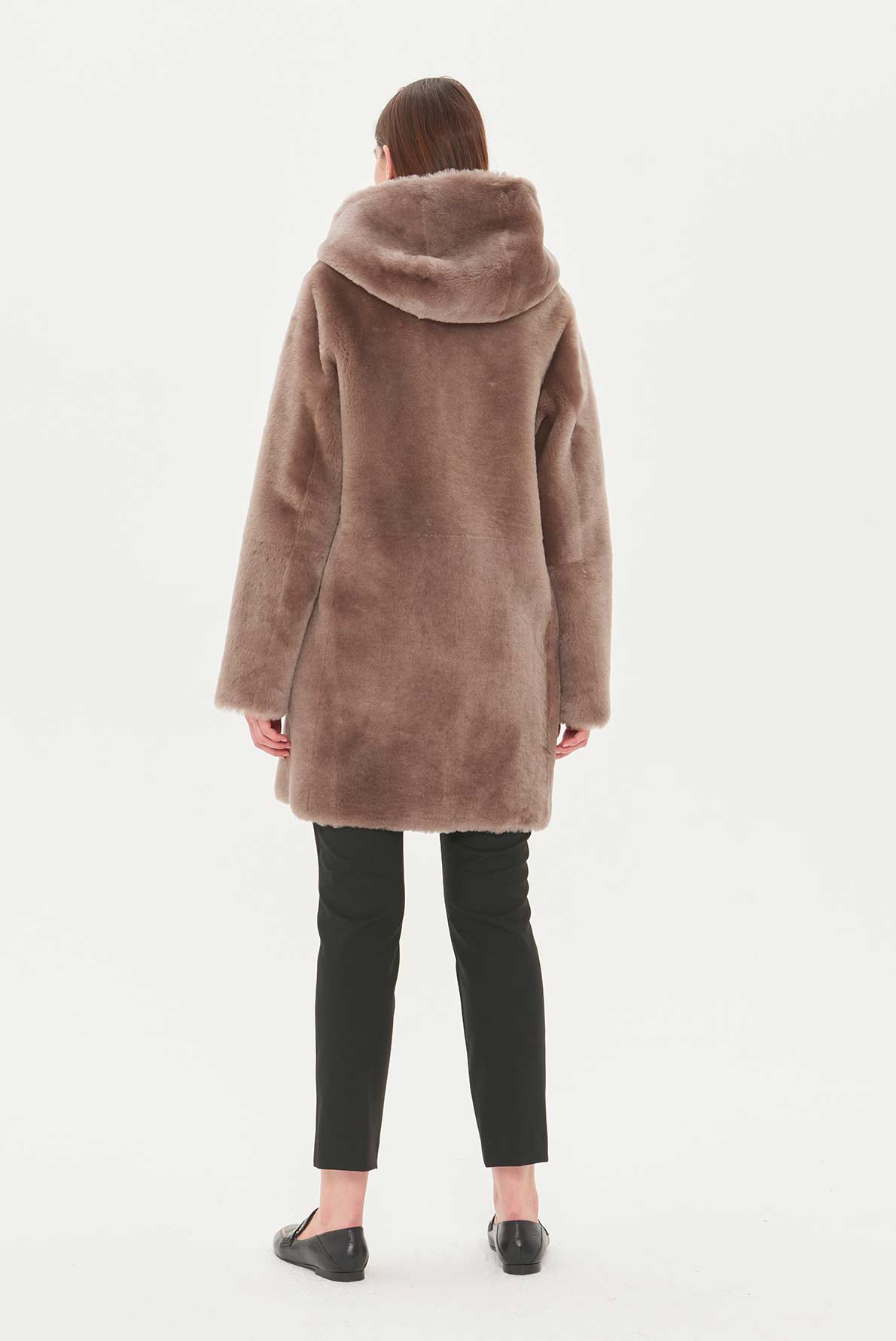 MICKY - Manteau réversible en fourrure Faume - seconde main