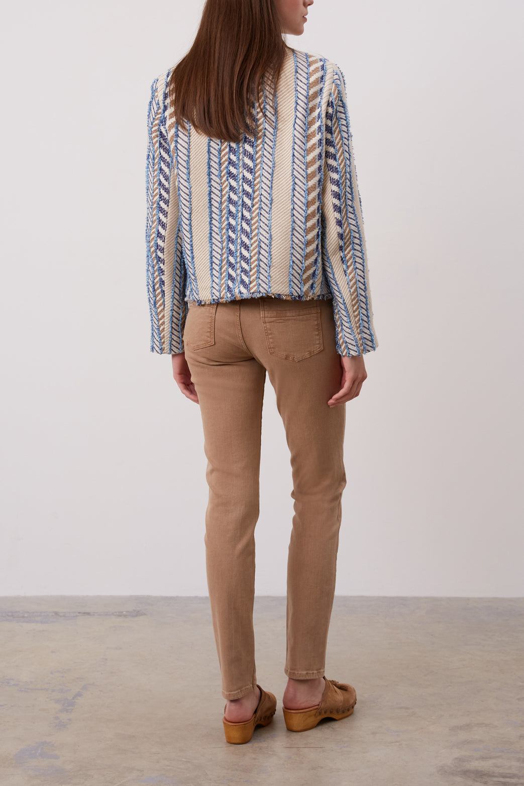 Veste en Tweed inspiration ethnique - NAHEMA Faume - seconde main