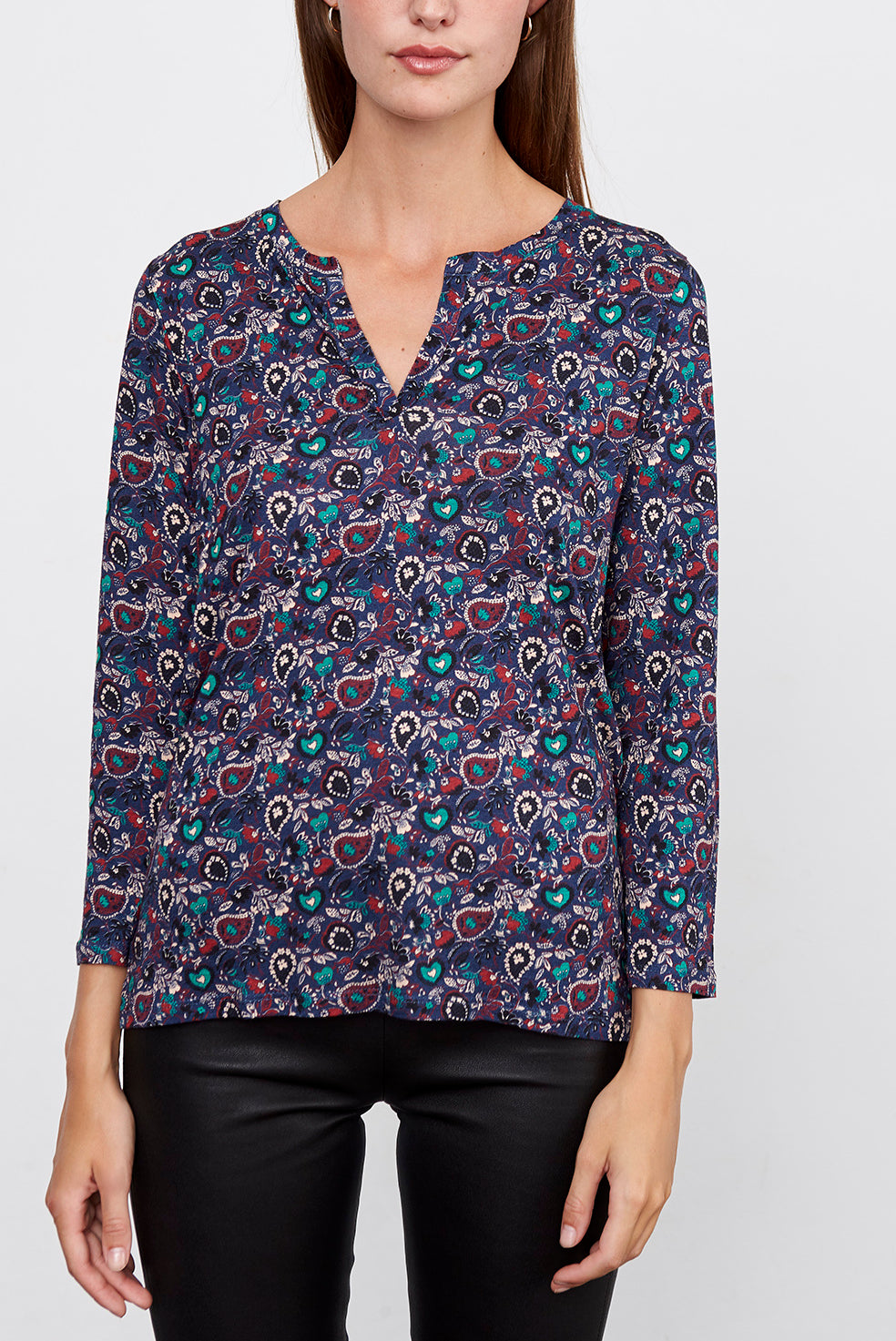 ENRIK - Tee-shirt à imprimé cachemire Faume - seconde main