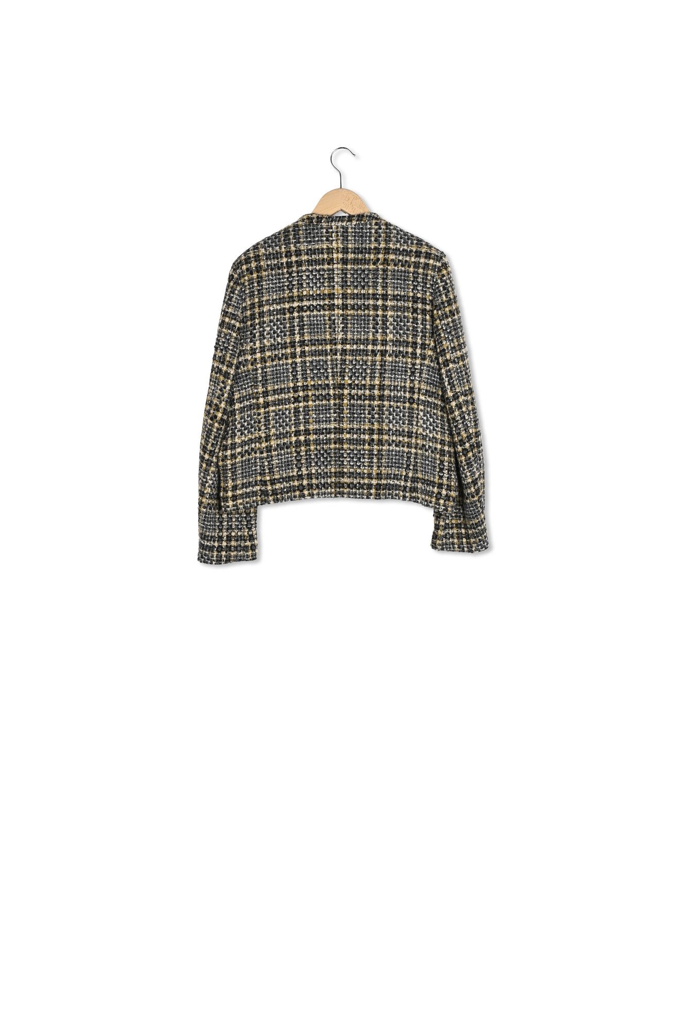 VIOLETTE - Veste en tweed coloré Faume - seconde main