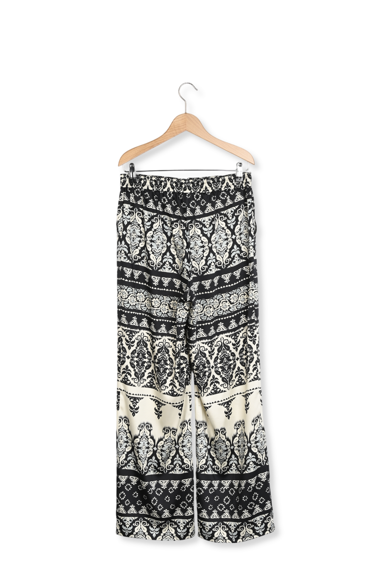 Pantalon large satiné imprimé - LANI Faume - seconde main