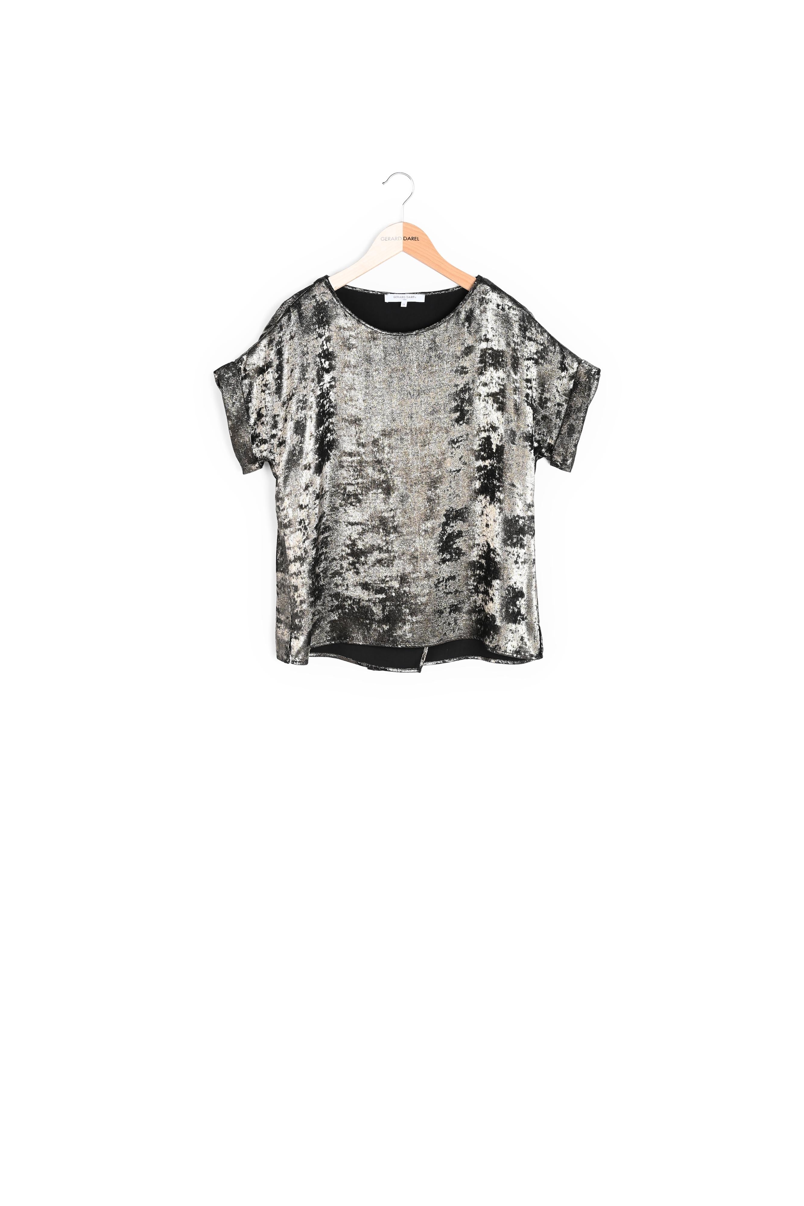 Alessia - Top façon Lurex avec découpe au dos Faume - seconde main