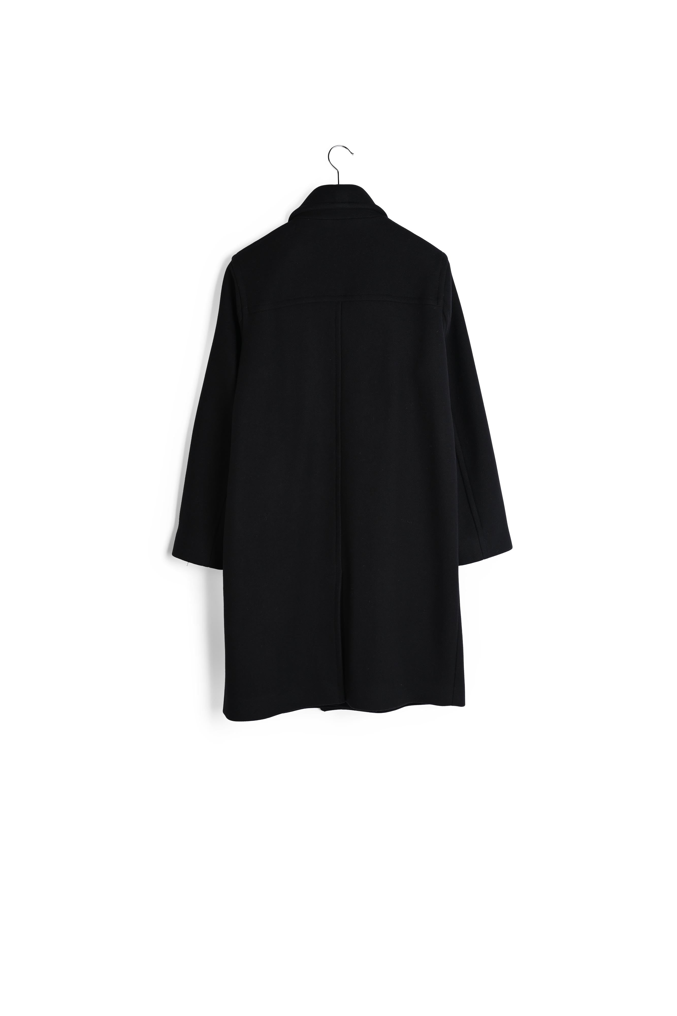 SILYA - Manteau droit en laine vierge Faume - seconde main