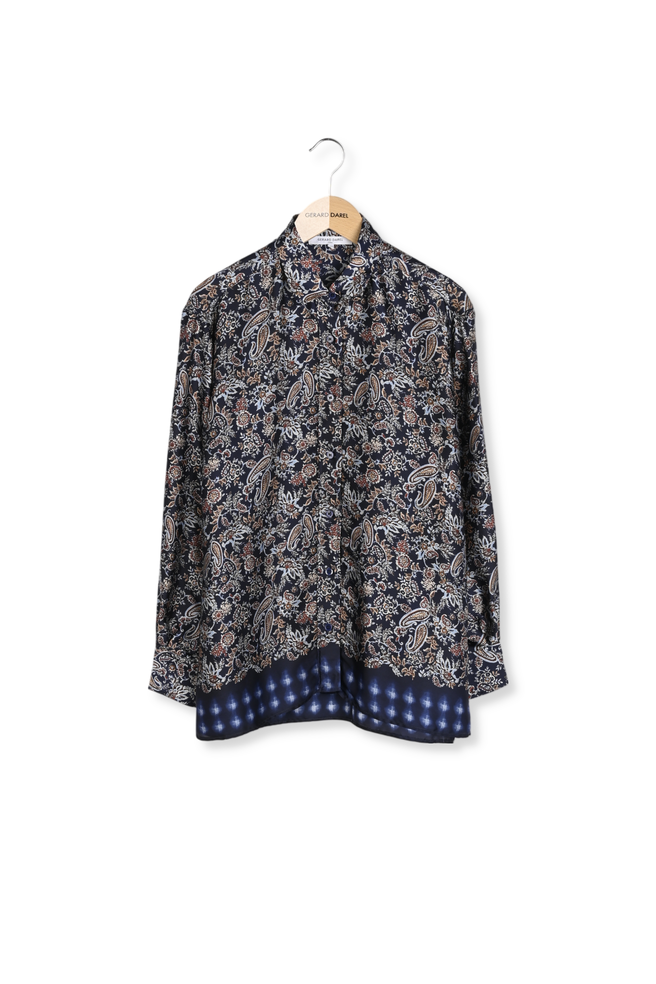 Chemise ample à imprimé cachemire - CLYDE Faume - seconde main