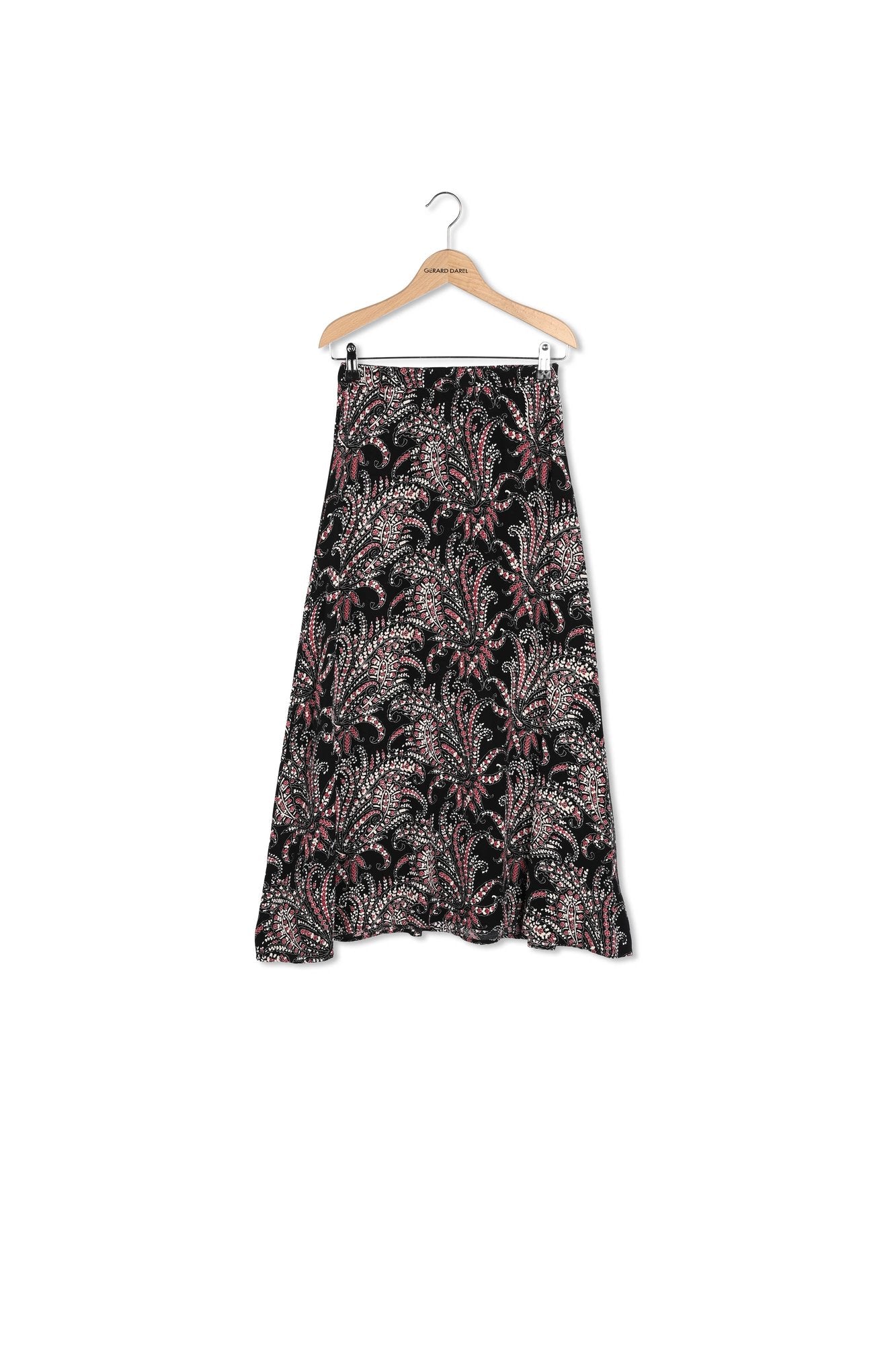 Jupe longue à motif floral contrasté - BASTIAN Faume - seconde main