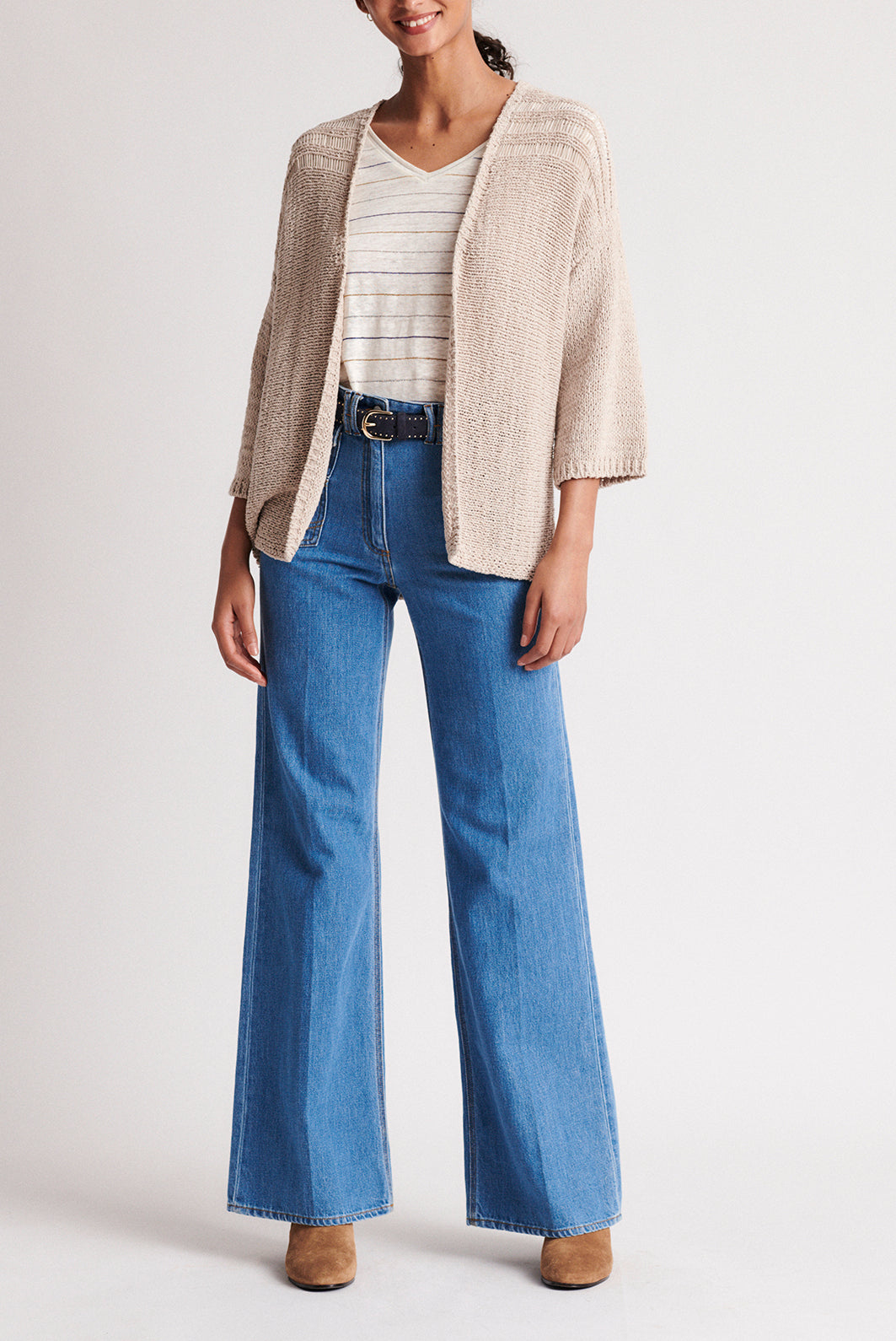 EMILIANA - Gilet en coton organique Faume - seconde main