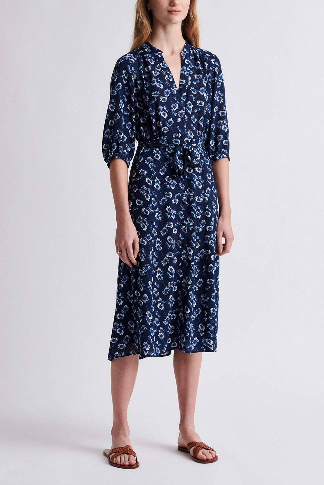 SETTIMA - robe chemise longueur midi Faume - seconde main