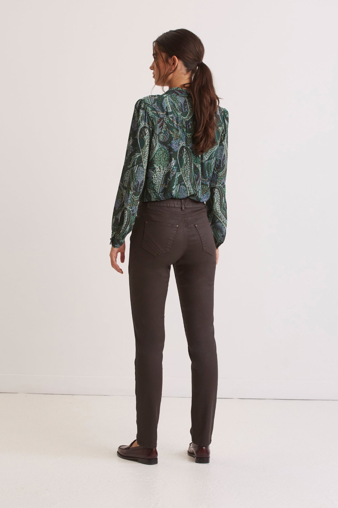 Pantalon slim coloré - ERIN Faume - seconde main