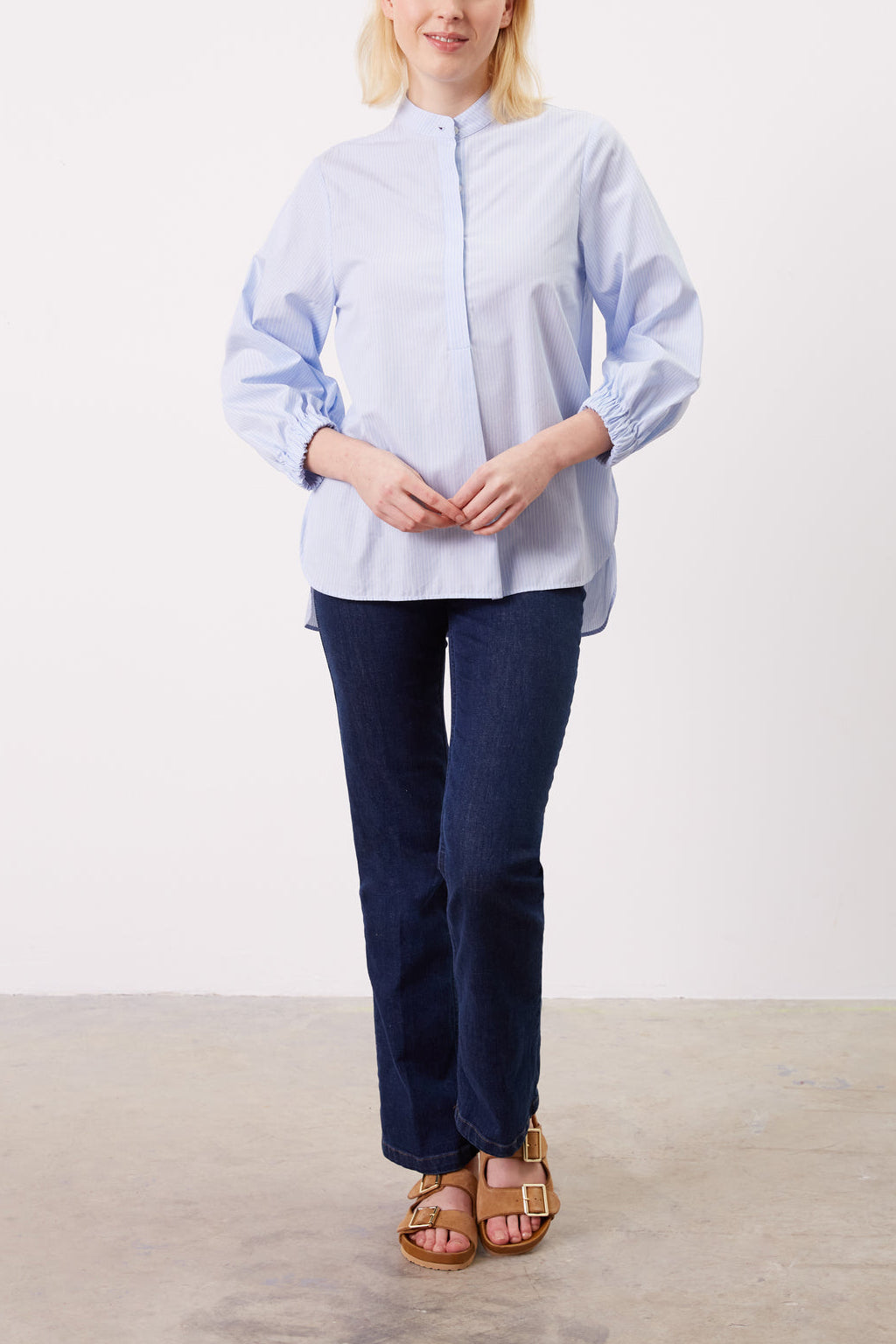 Blouse en coton à rayures - CALICIA Faume - seconde main