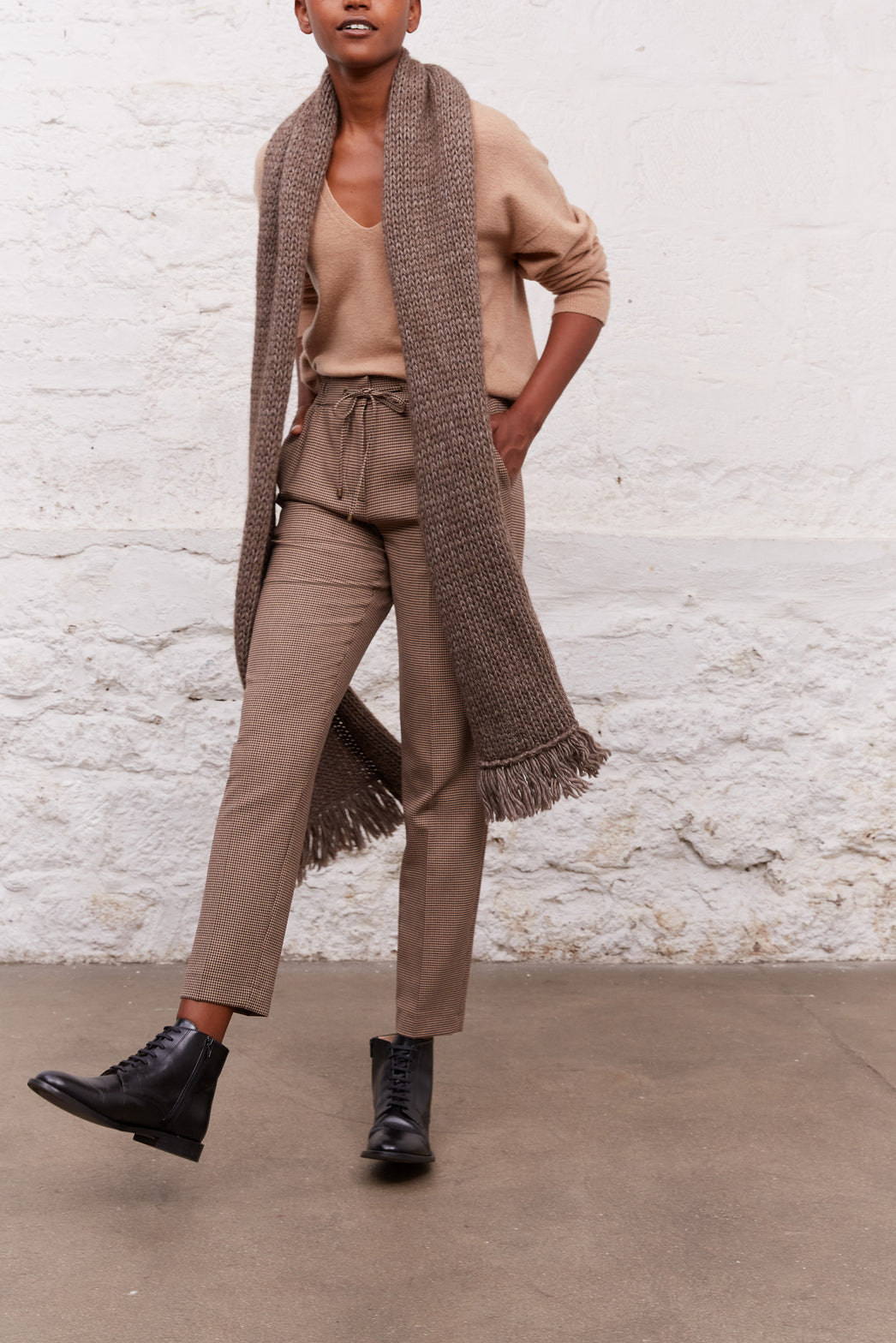 Pantalon droit tricolore - EMILIO Faume - seconde main