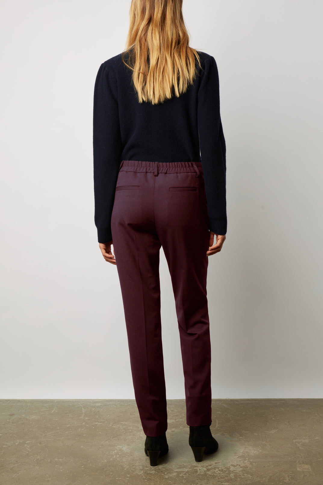 Pantalon droit 7/8 de tailleur - EMANUELLA Faume - seconde main