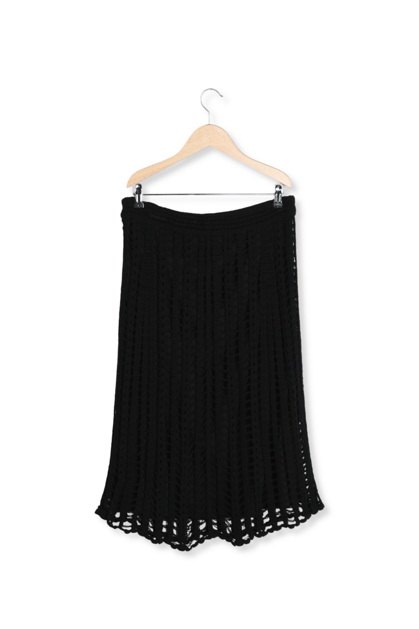 Jupe mi-longue en crochet - DANIA Faume - seconde main
