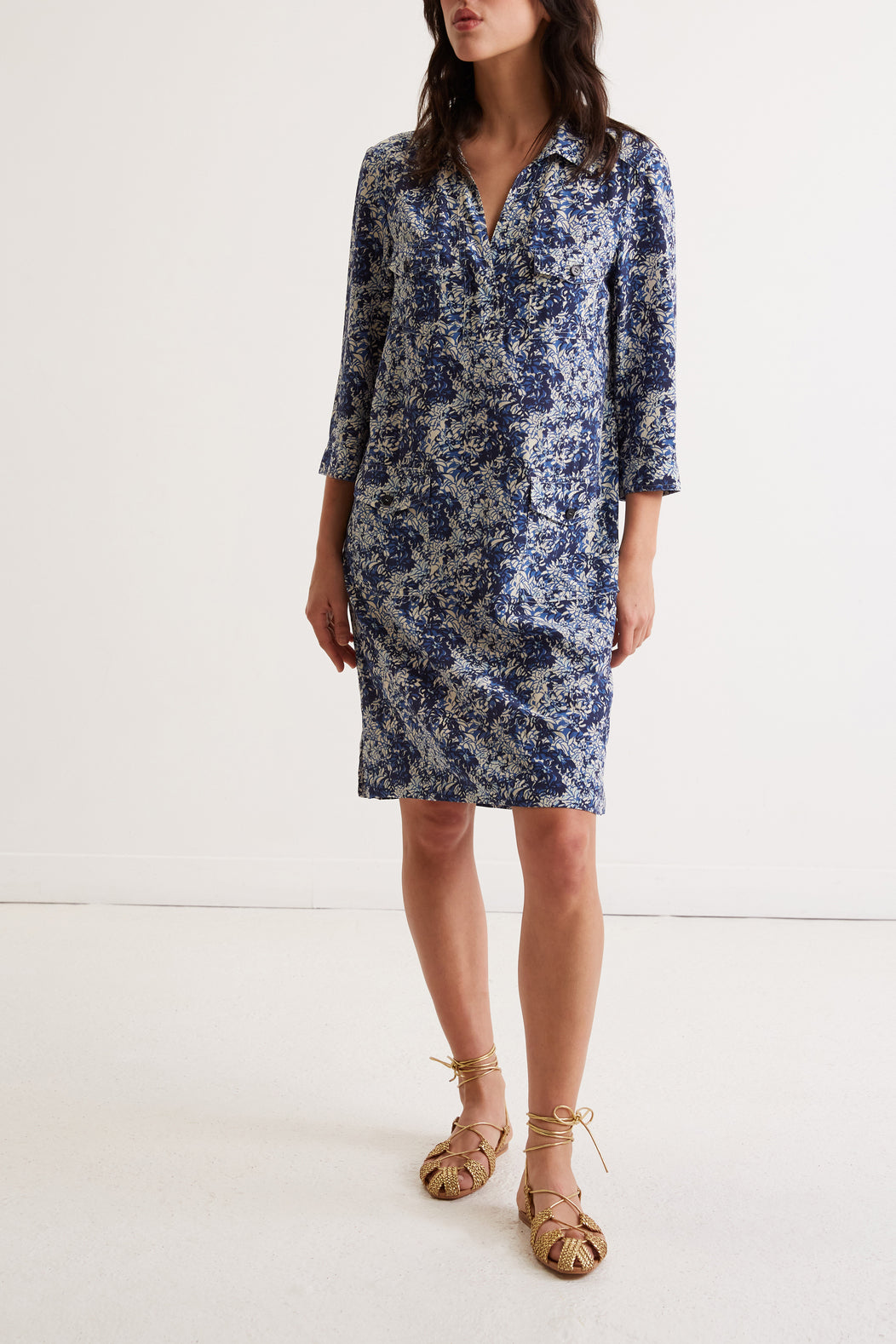 Robe courte 100% soie - JOAN Faume - seconde main