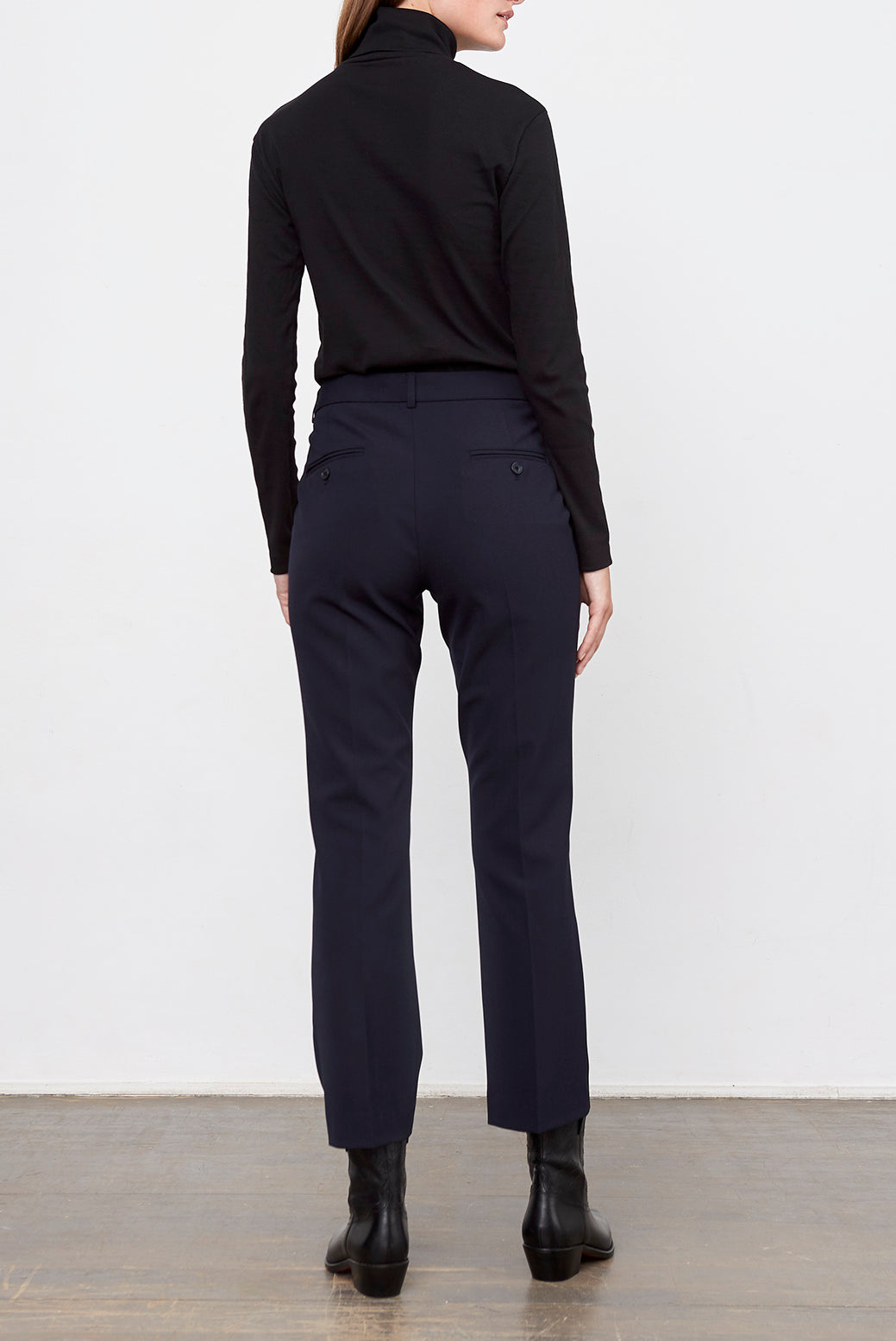 LUCIEN - Pantalon droit surpiqué Faume - seconde main