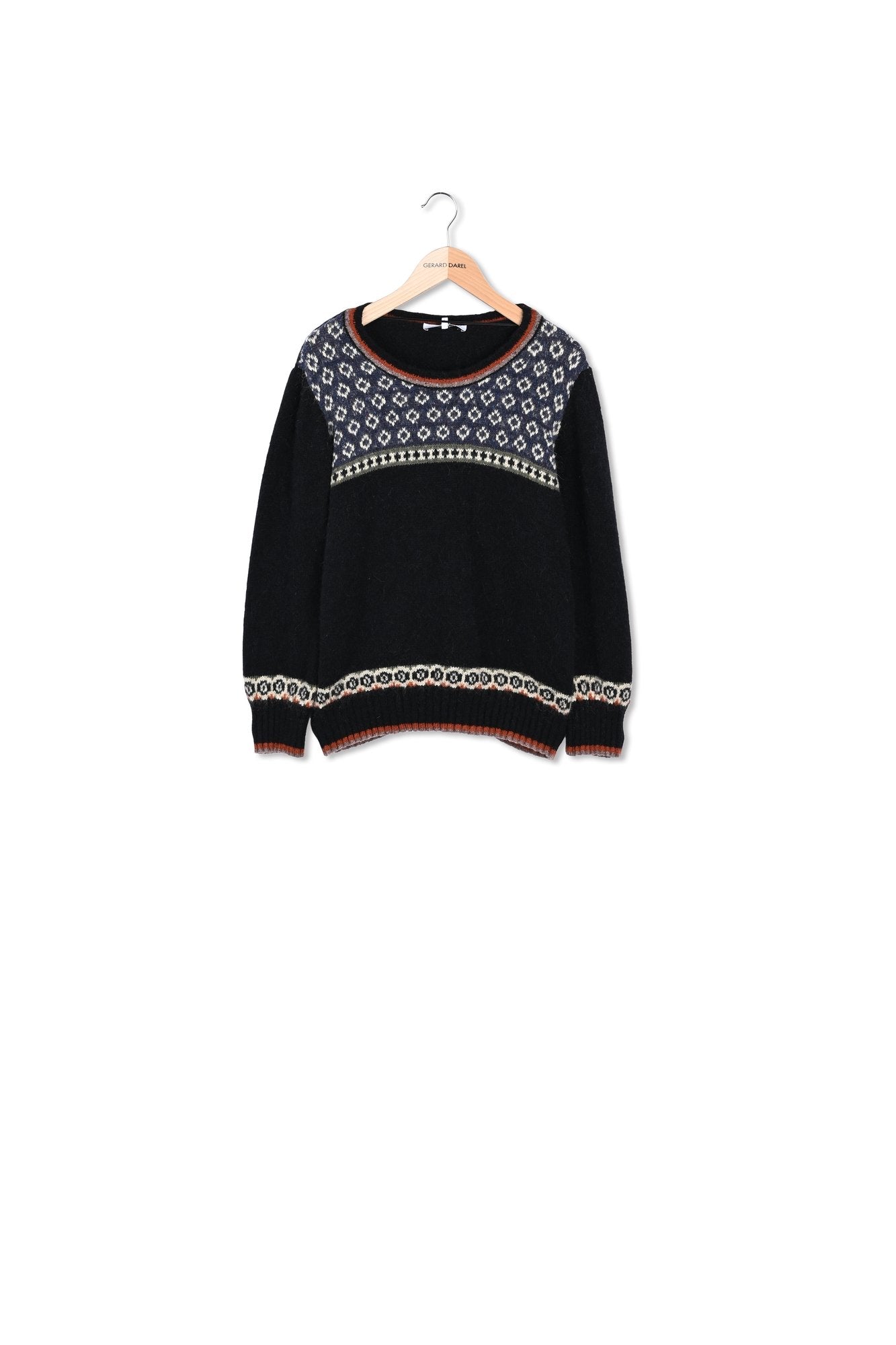 Pull folklorique en lainage doux - LAELLE Faume - seconde main