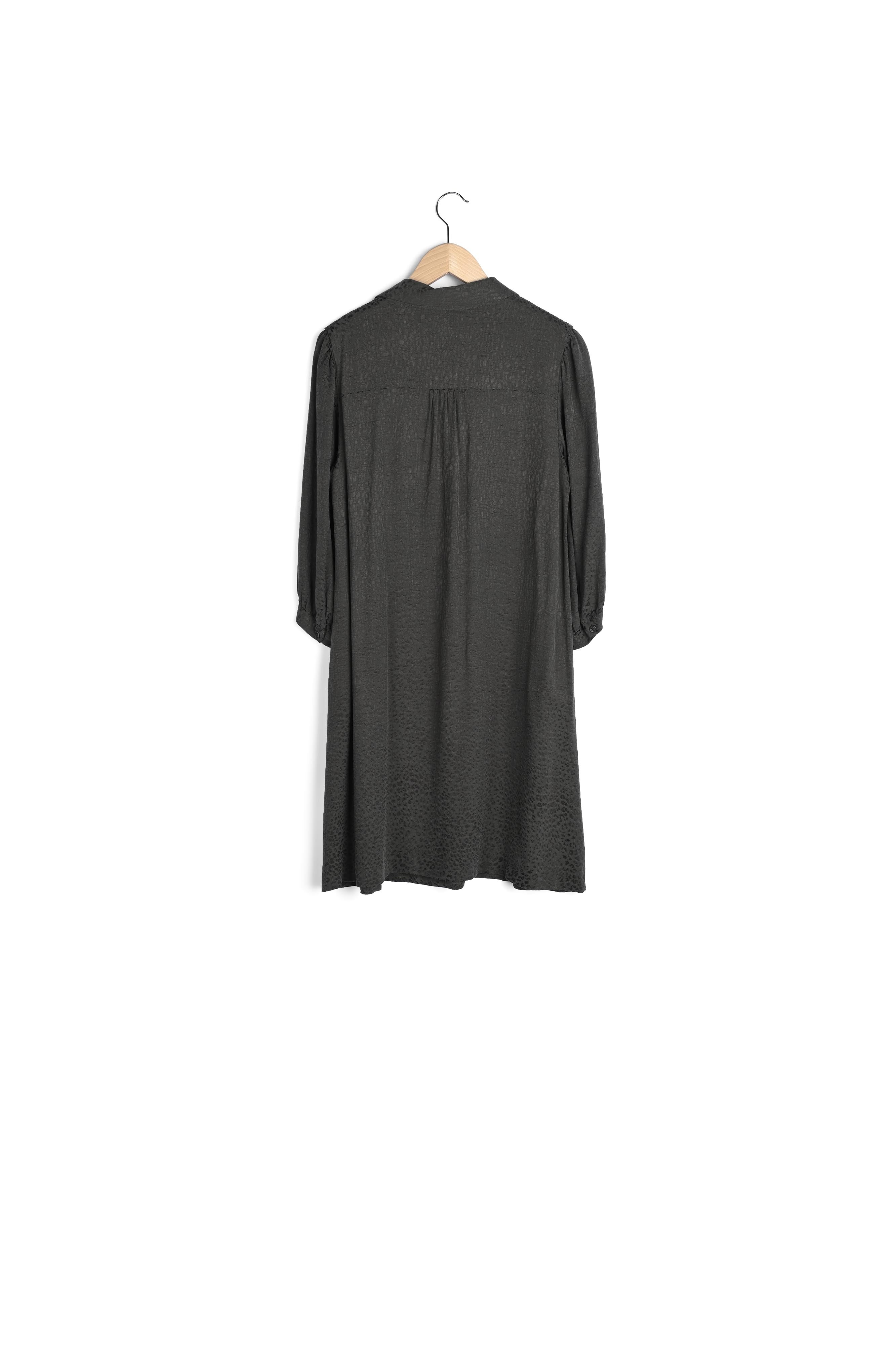 Robe soyeuse avec motif léopard ton sur ton - JANELLE Faume - seconde main