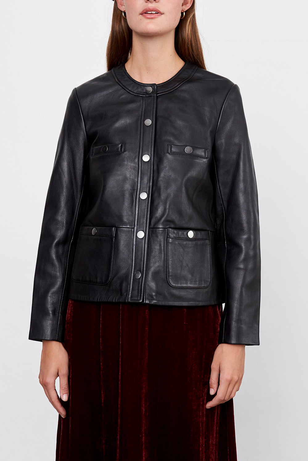 NIKY - Veste en cuir d'agneau Faume - seconde main