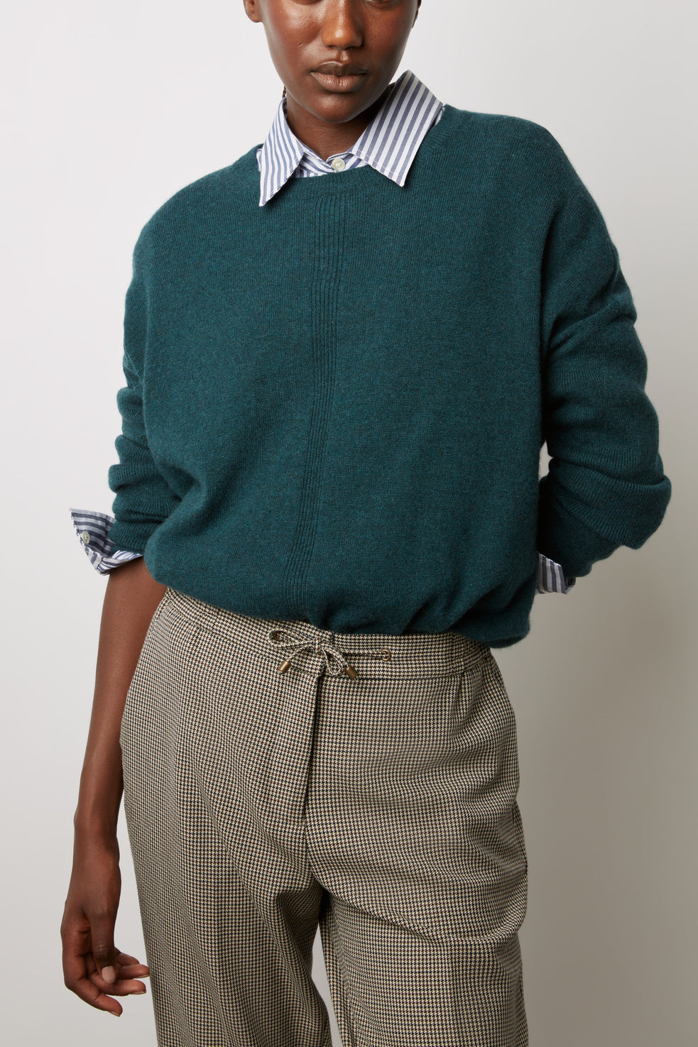 Pull col rond en cachemire - LIZEA Faume - seconde main