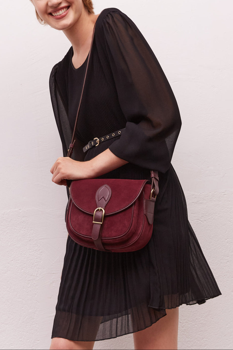 Robe imprimée et plissée - JAYA Faume - seconde main