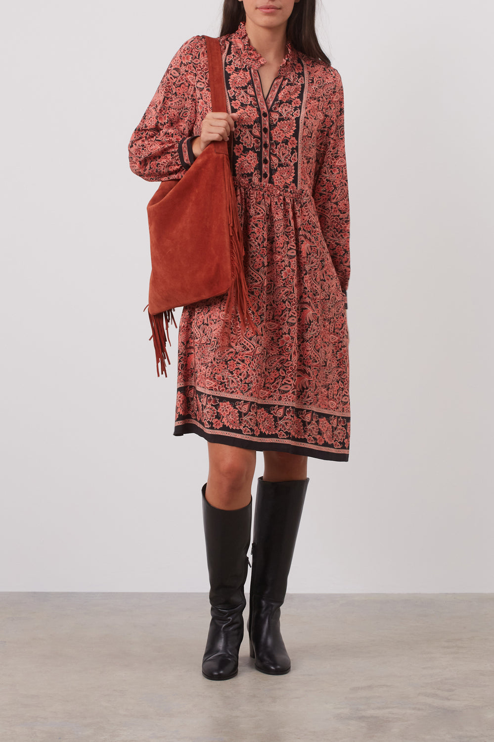 Robe à motif cachemire - JULIETTE Faume - seconde main