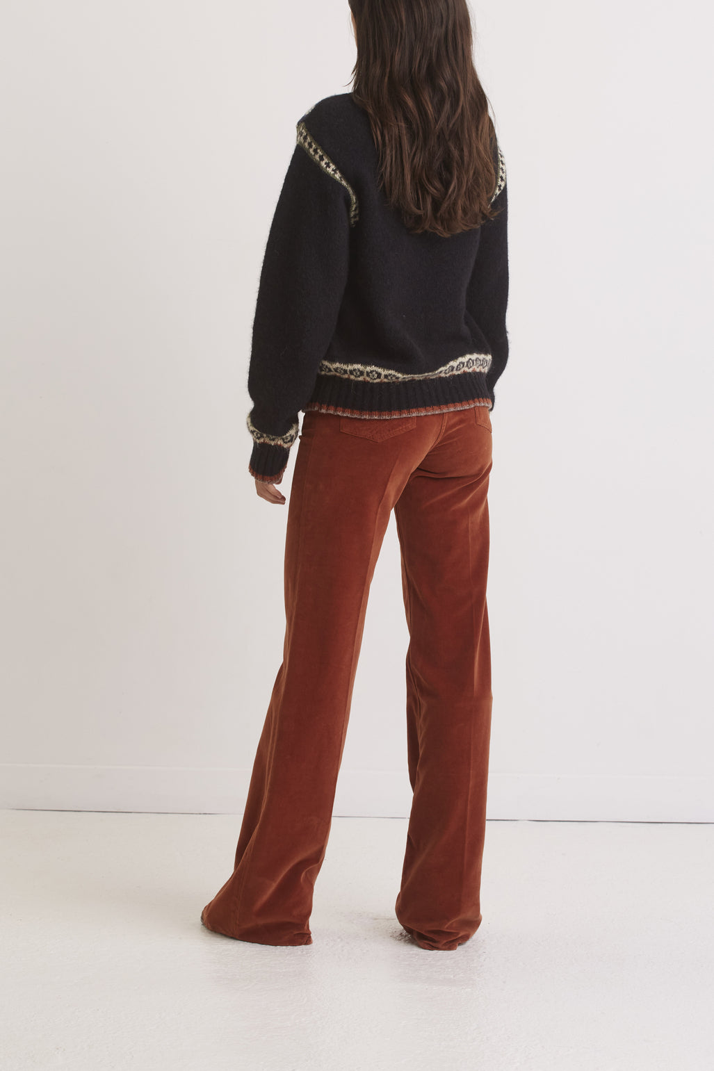 Pull folklorique en lainage doux - LAELLE Faume - seconde main