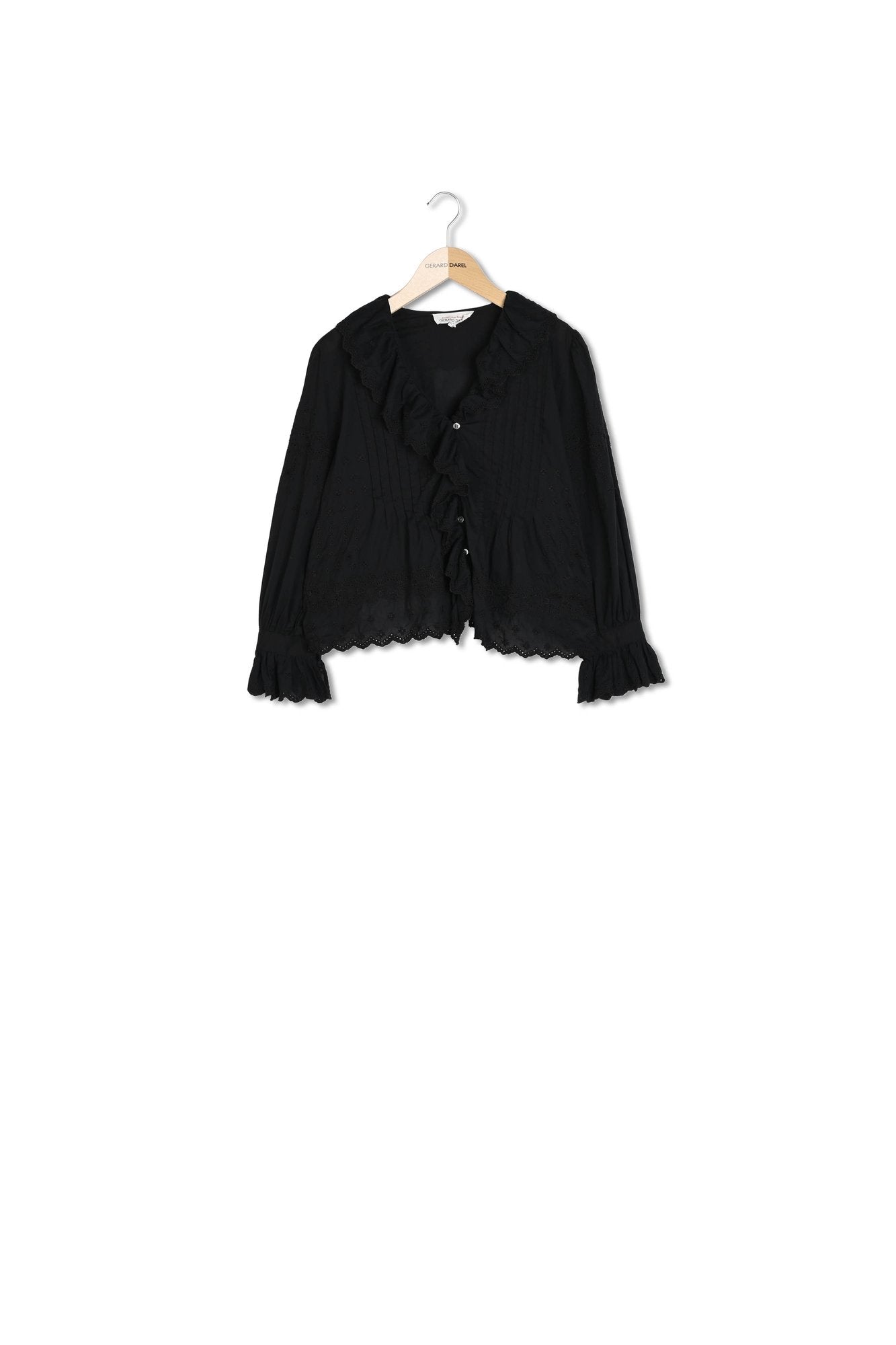 Chemise en coton à broderies - URTIZ Faume - seconde main