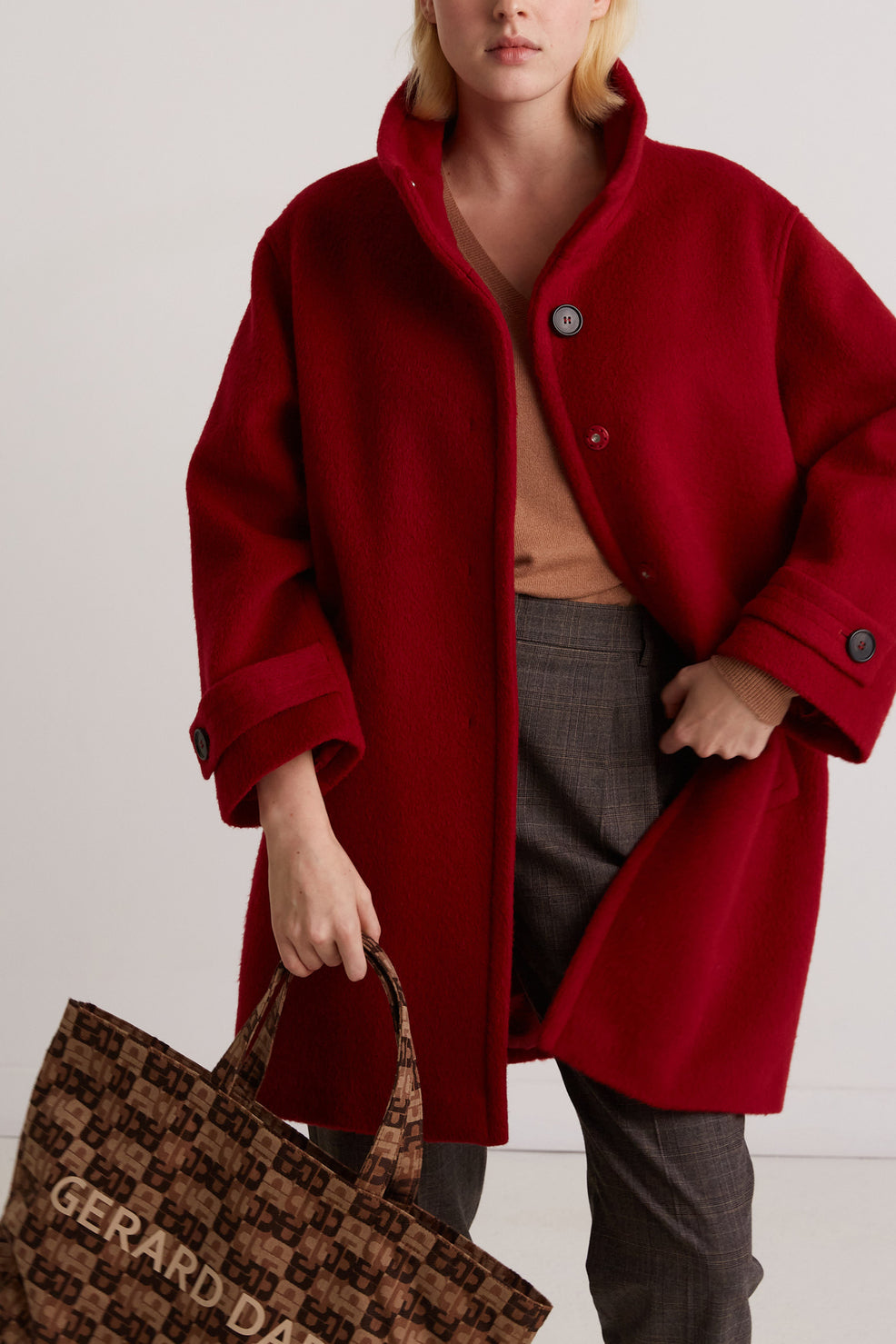 Manteau droit en lainage - SOFIA Faume - seconde main