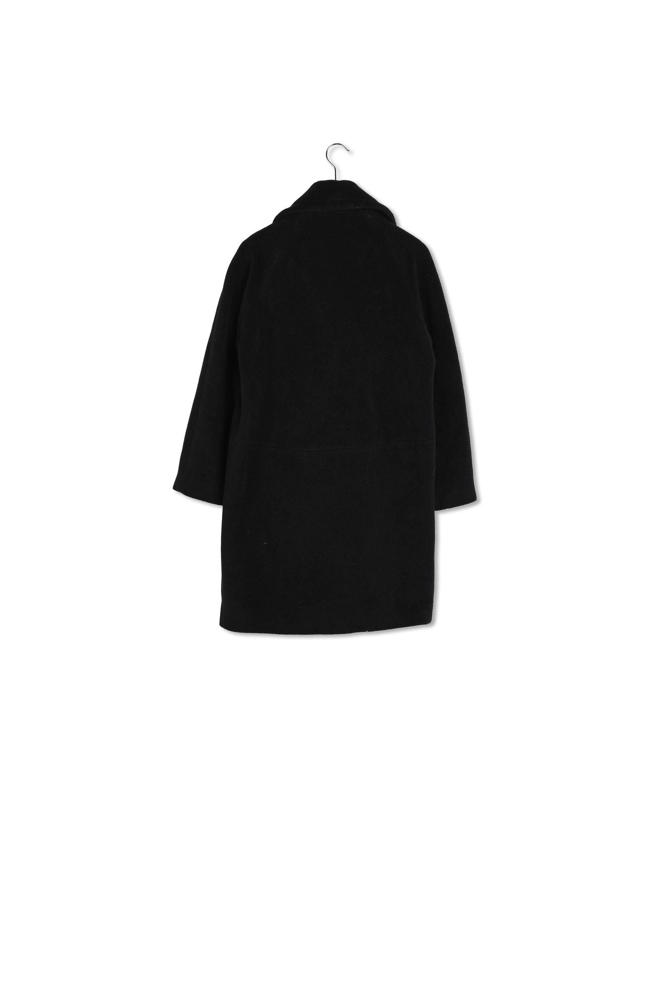 Manteau droit en laine angora - SANDRA Faume - seconde main