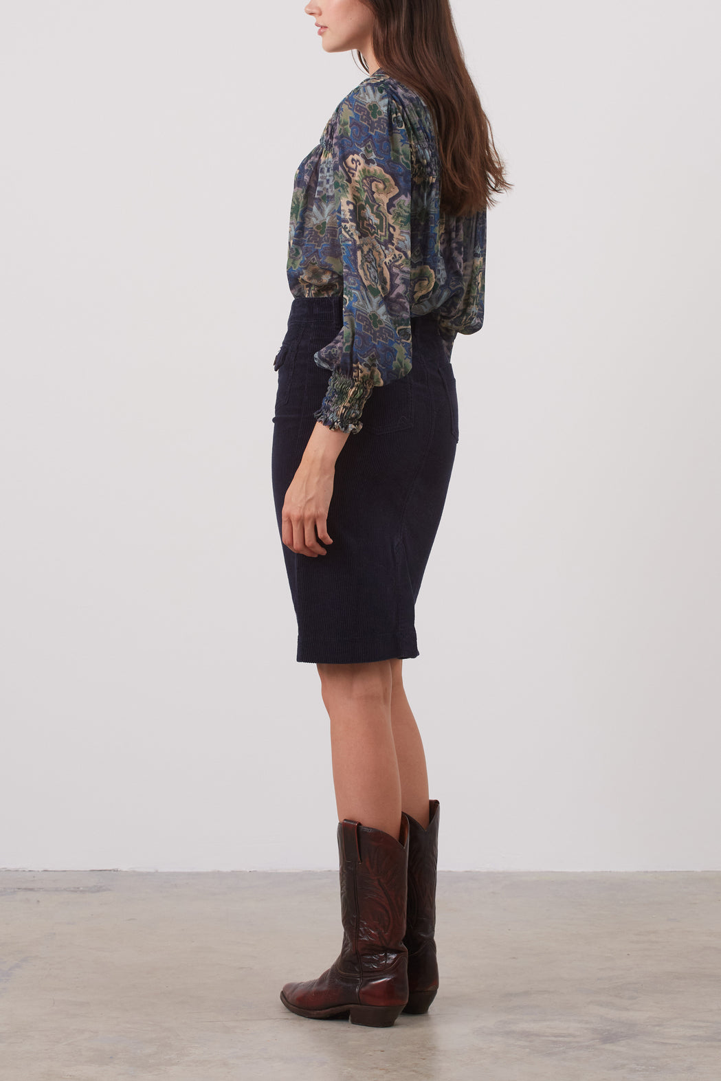 Jupe en velours côtelé - BIARITZ Faume - seconde main