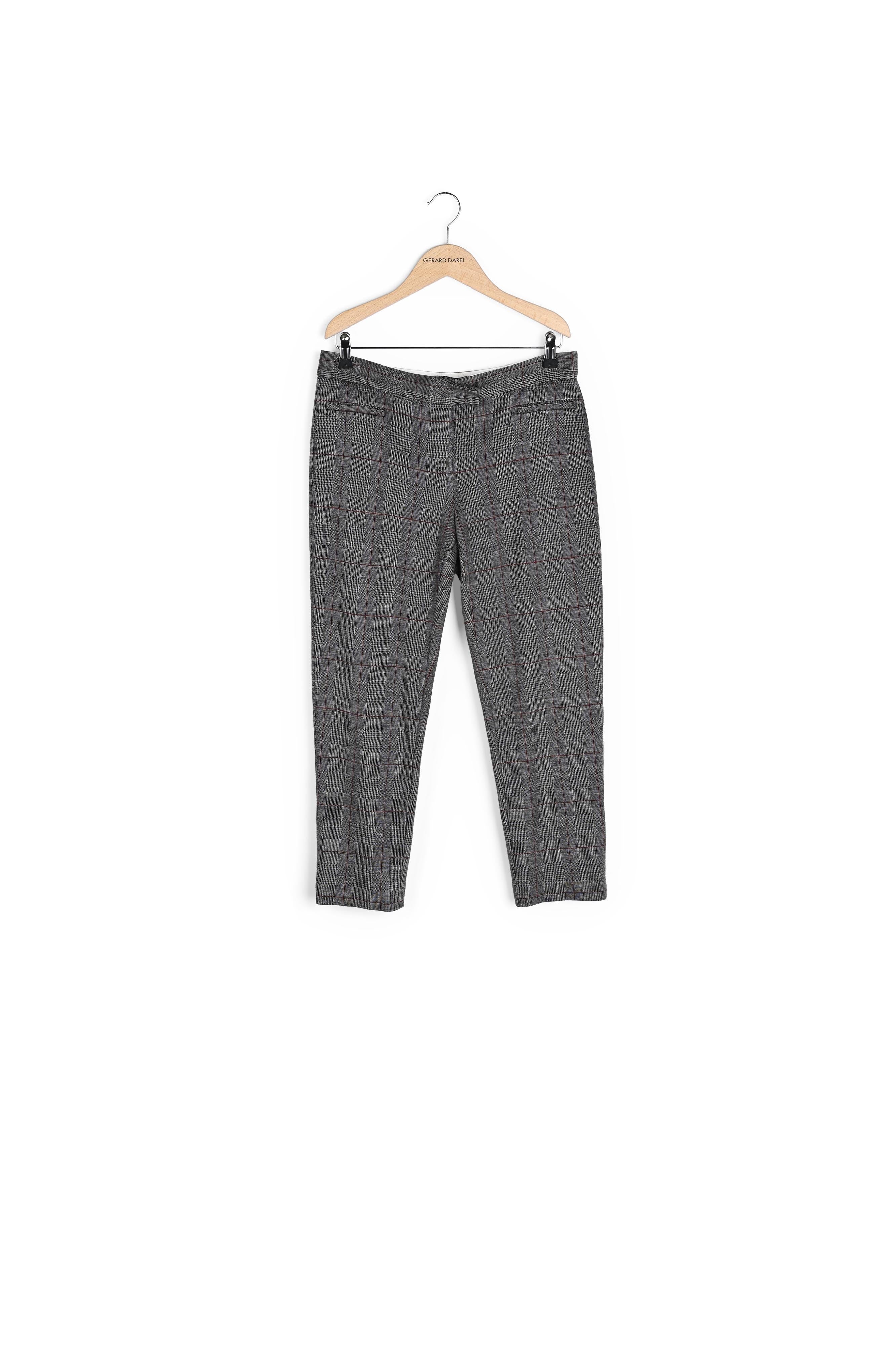 LEO - Pantalon 7/8 imprimé prince-de-galles Faume - seconde main