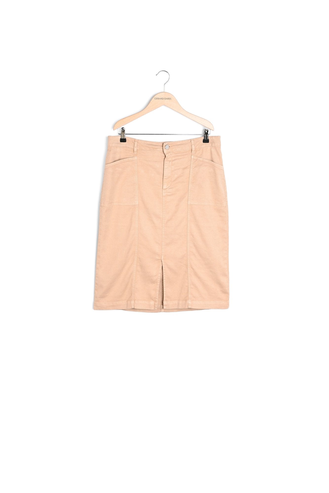 Jupe droite en lin et coton - DORYS Faume - seconde main