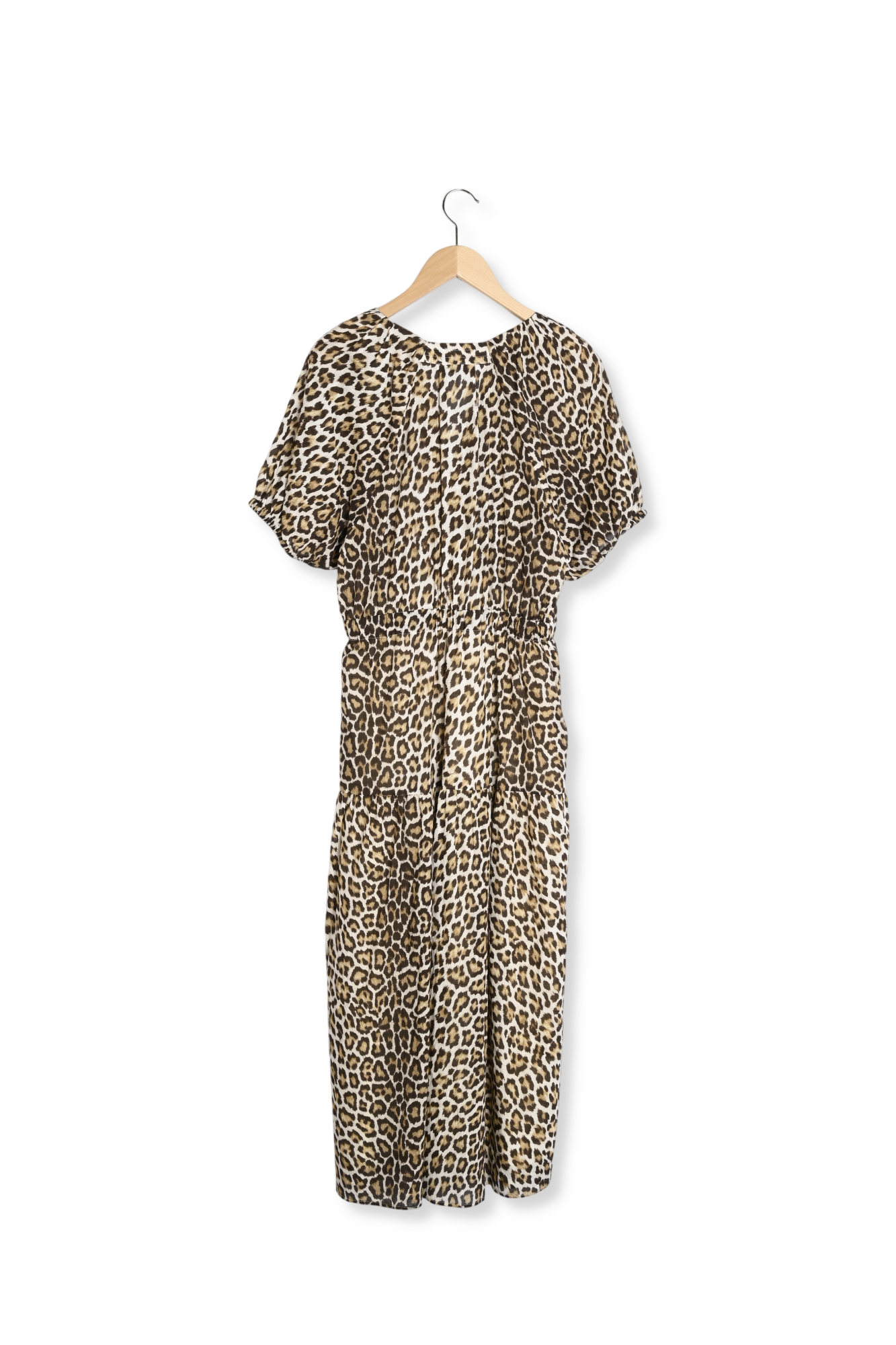 Robe longue en coton léopard - PERLE Faume - seconde main