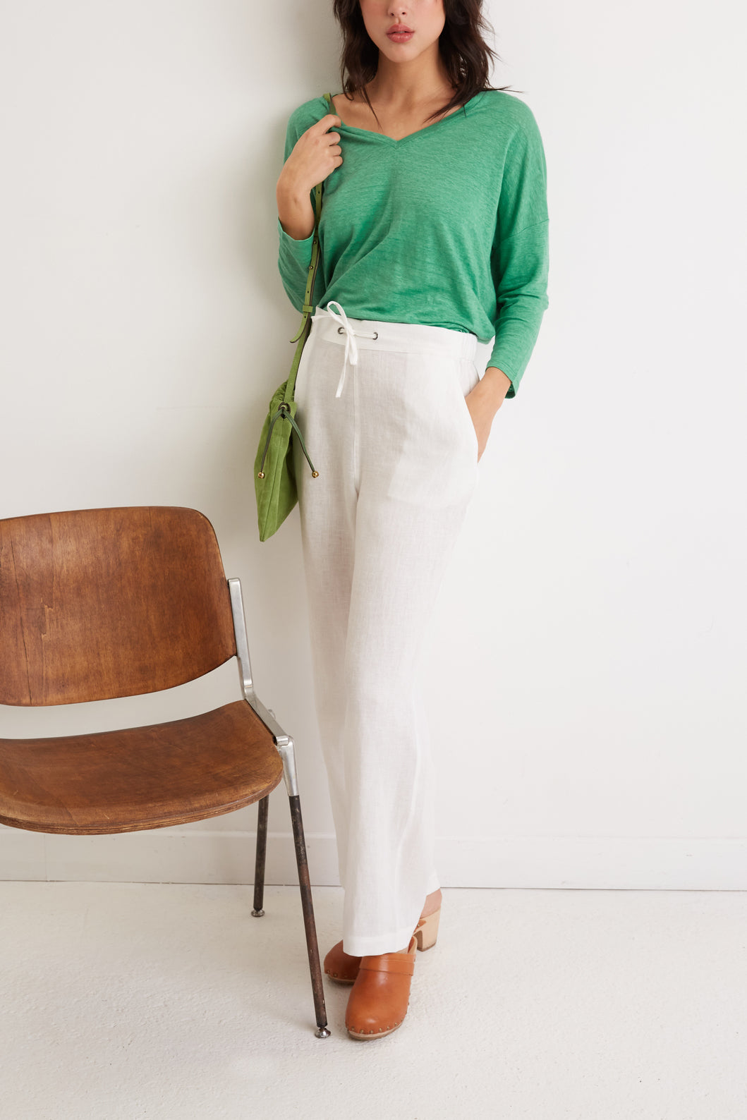 Pantalon lin - ELEANA Faume - seconde main