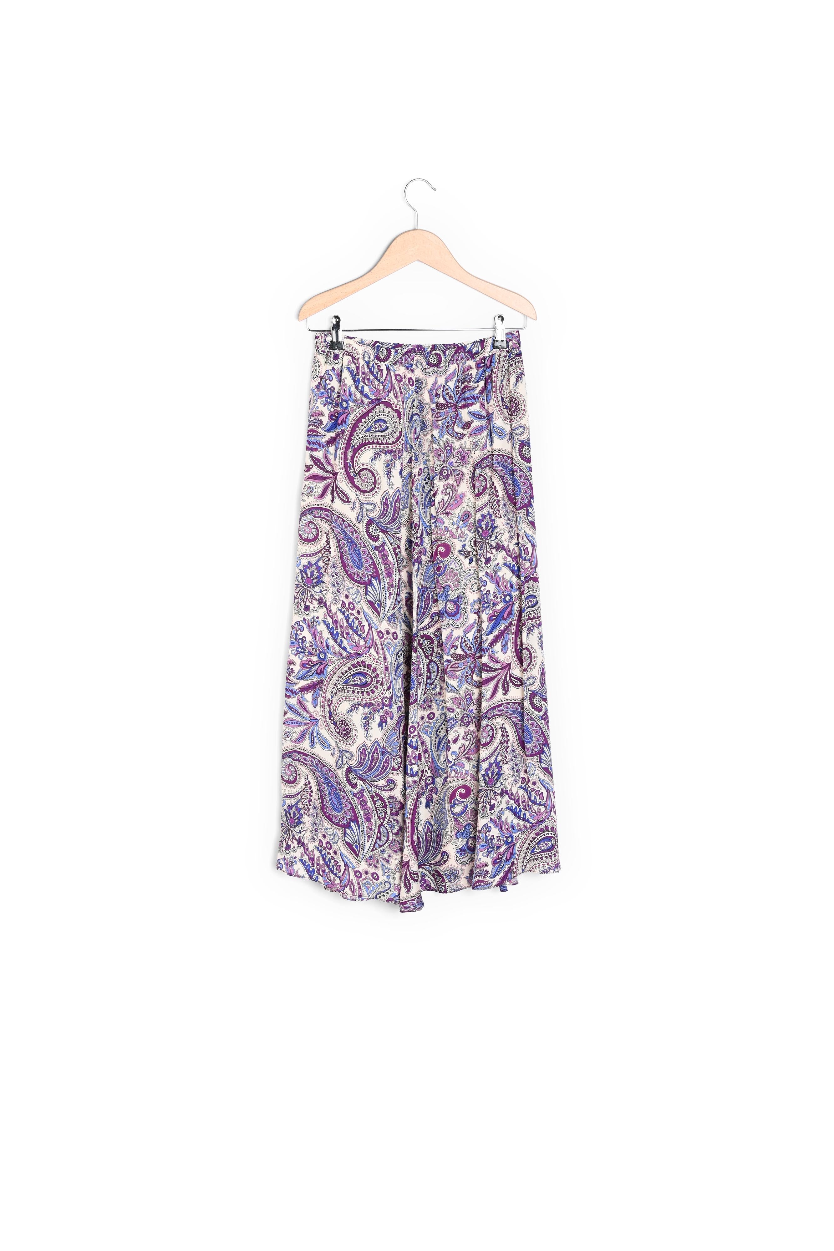 Jupe midi imprimé cachemire - DAFFY Faume - seconde main