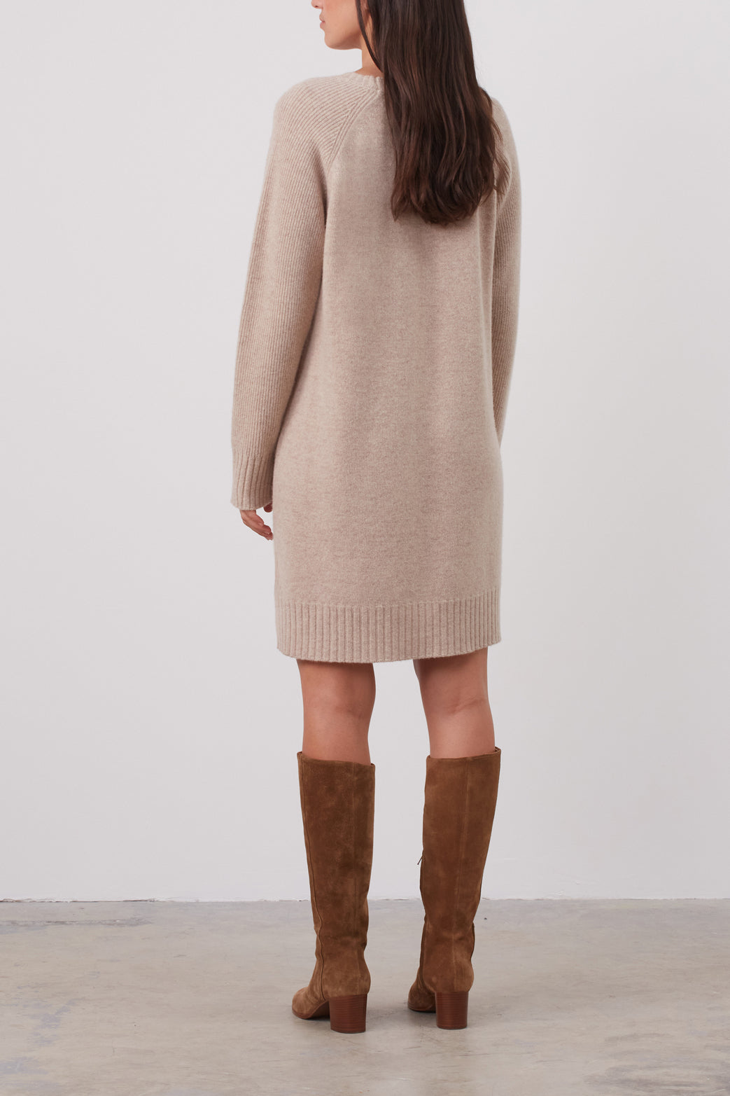 Robe en maille de laine cachemire - JORIS Faume - seconde main