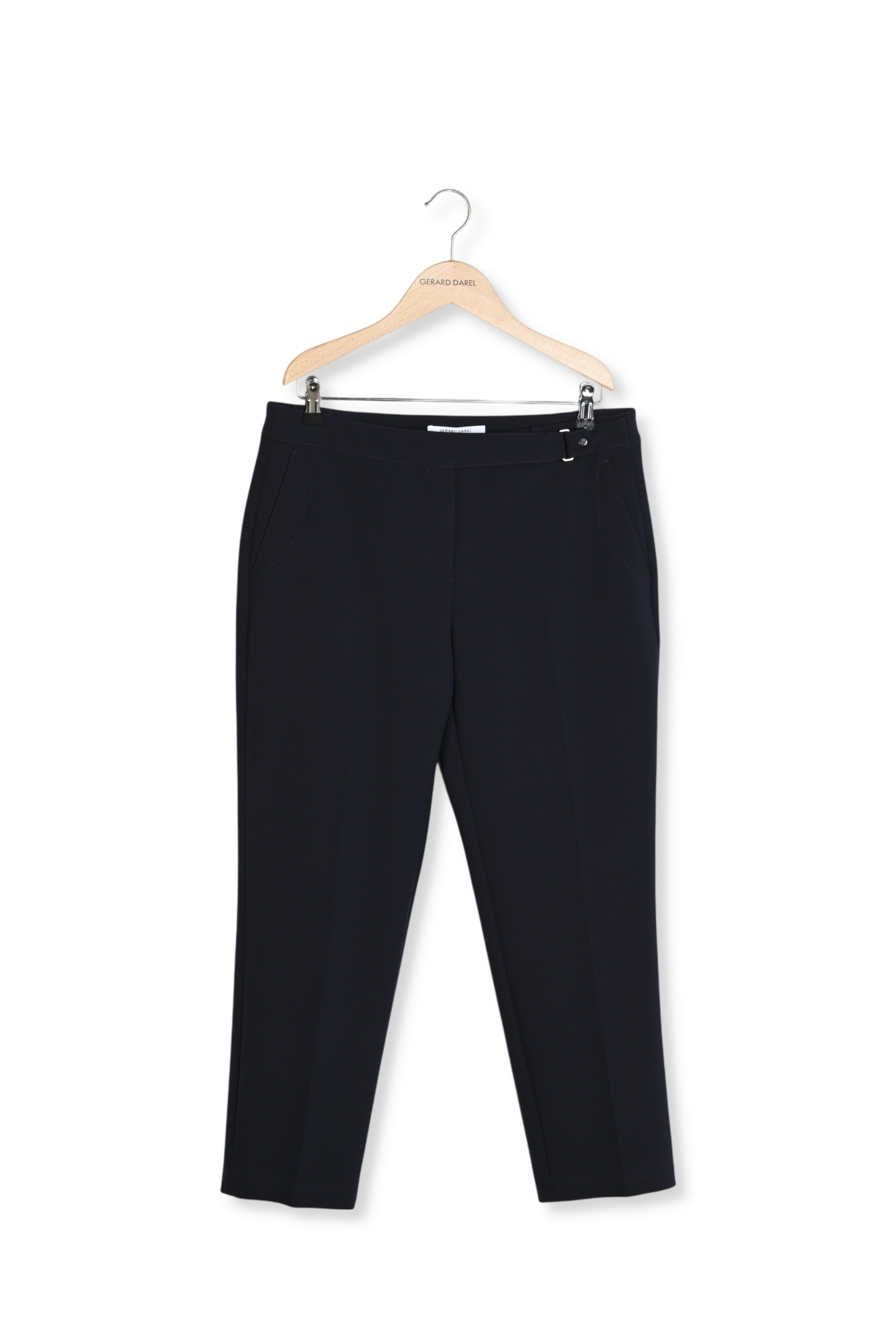 LYSON - Pantalon droit 7/8 en coton épais Faume - seconde main