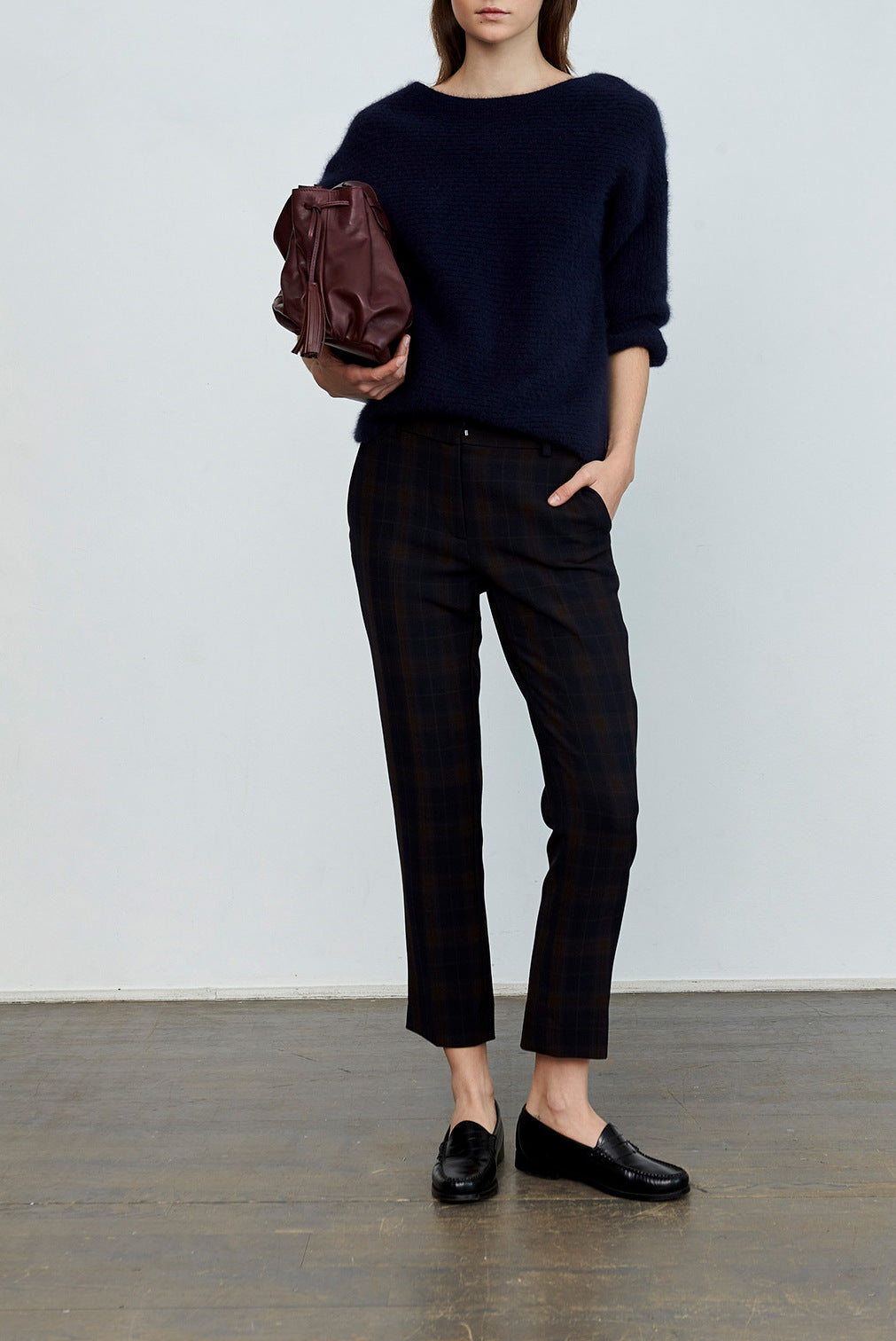 LIAM - Pantalon 7/8 à carreaux Faume - seconde main