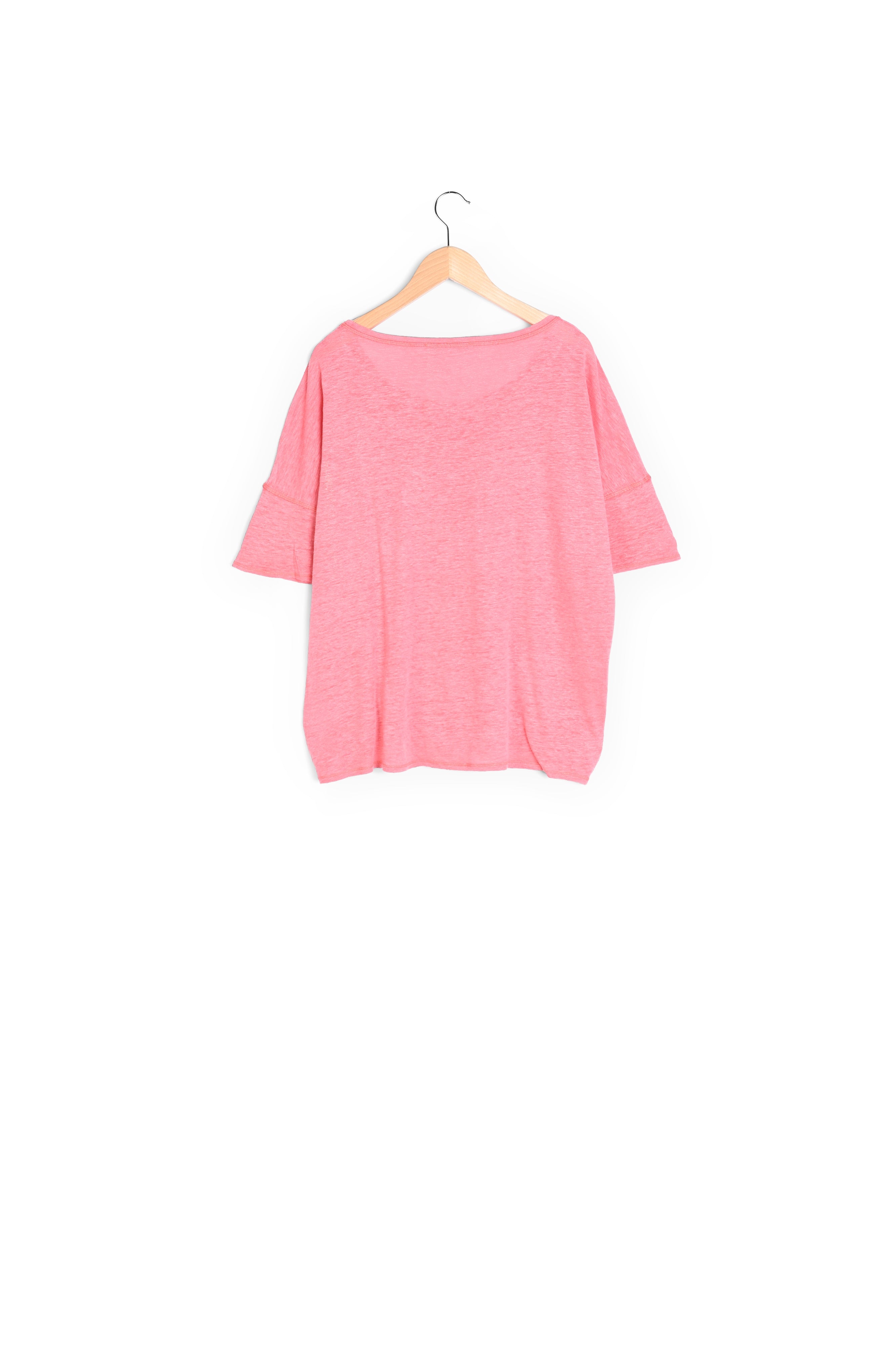 JOANIE - Tee-shirt oversize en lin Faume - seconde main