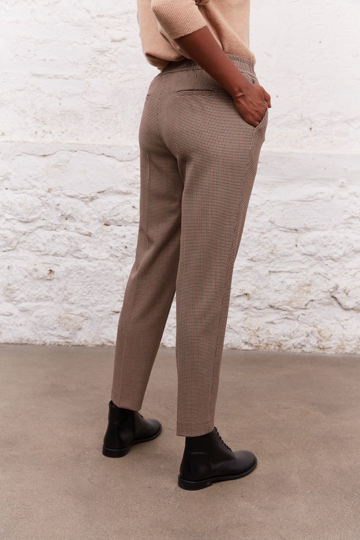 Pantalon droit tricolore - EMILIO Faume - seconde main