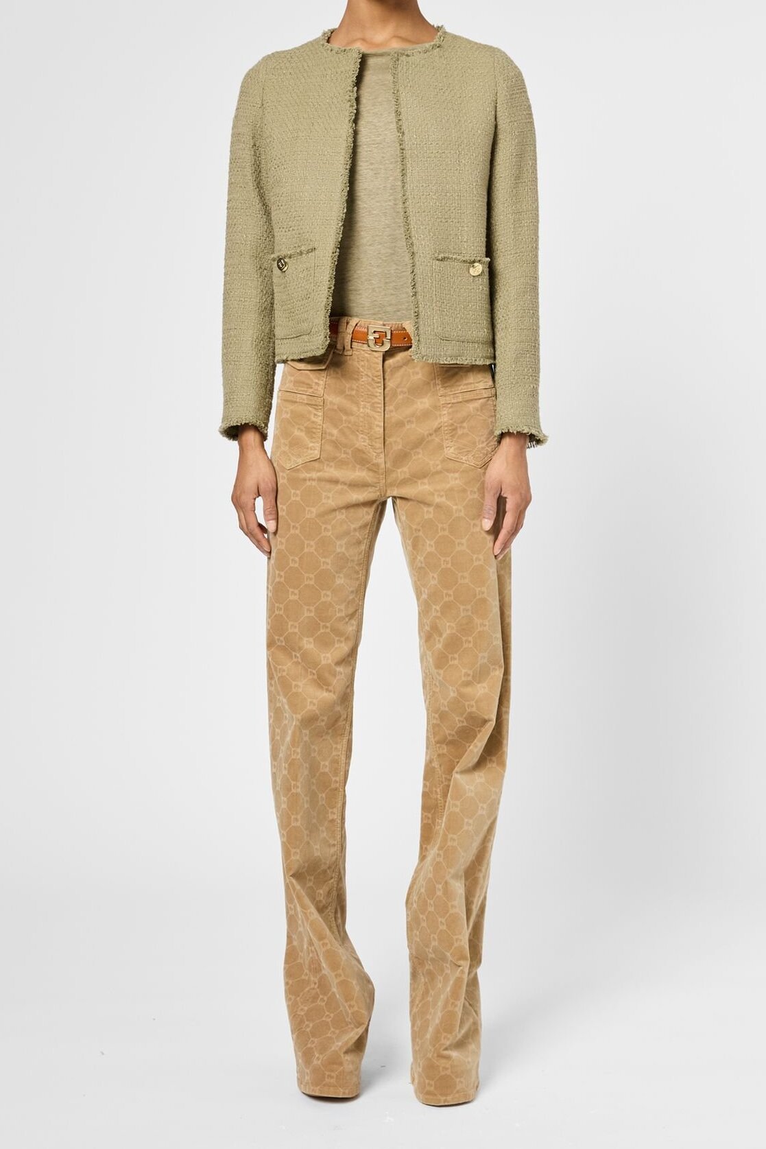 Veste en tweed et boutons dorés - RODINA Faume - seconde main